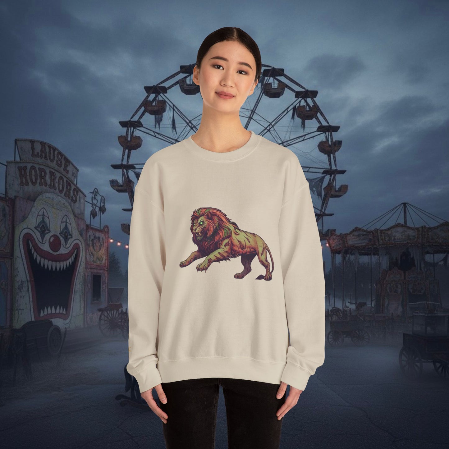 Undead Legio Leo by DZ Royal Crewneck Sweatshirt (Halloween Edition)
