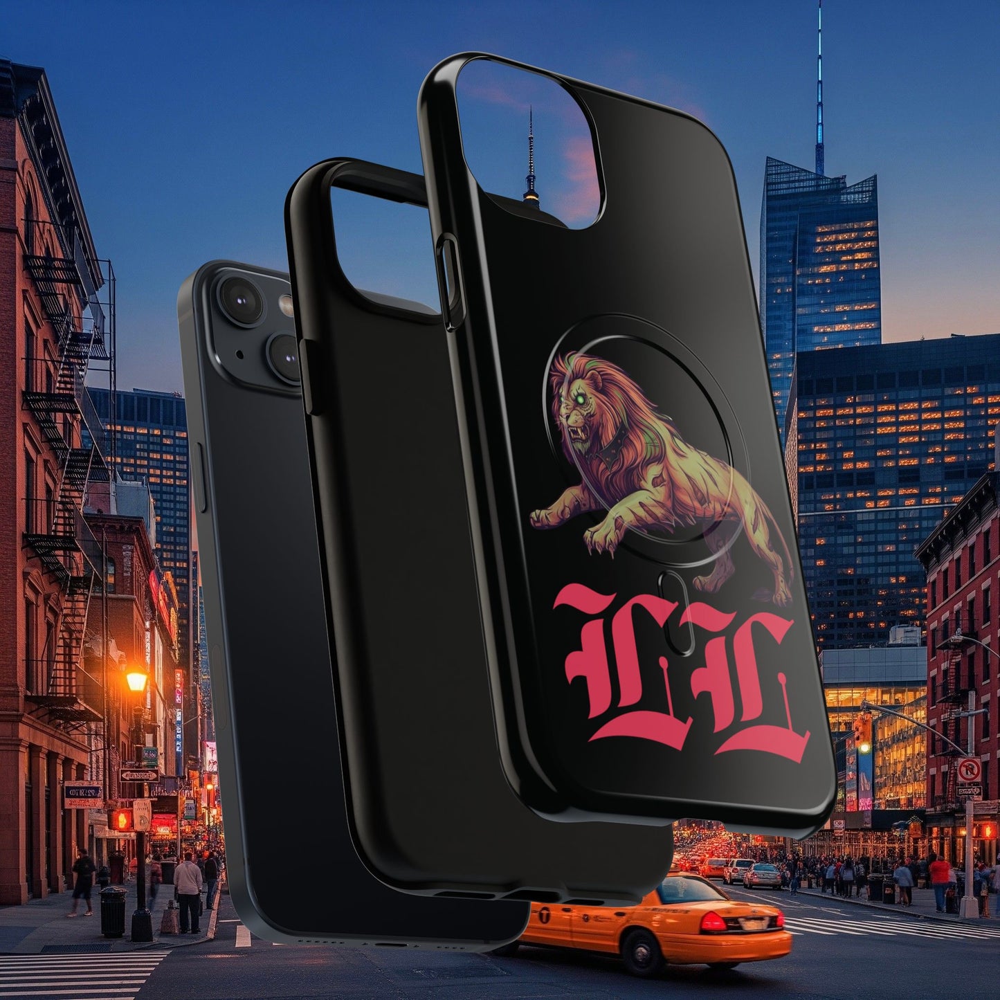 Tough Magnetic Phone Case, Undead Legio Leo Protector Case, A DZ Royal Design Case, Sleek Magnetic Shell