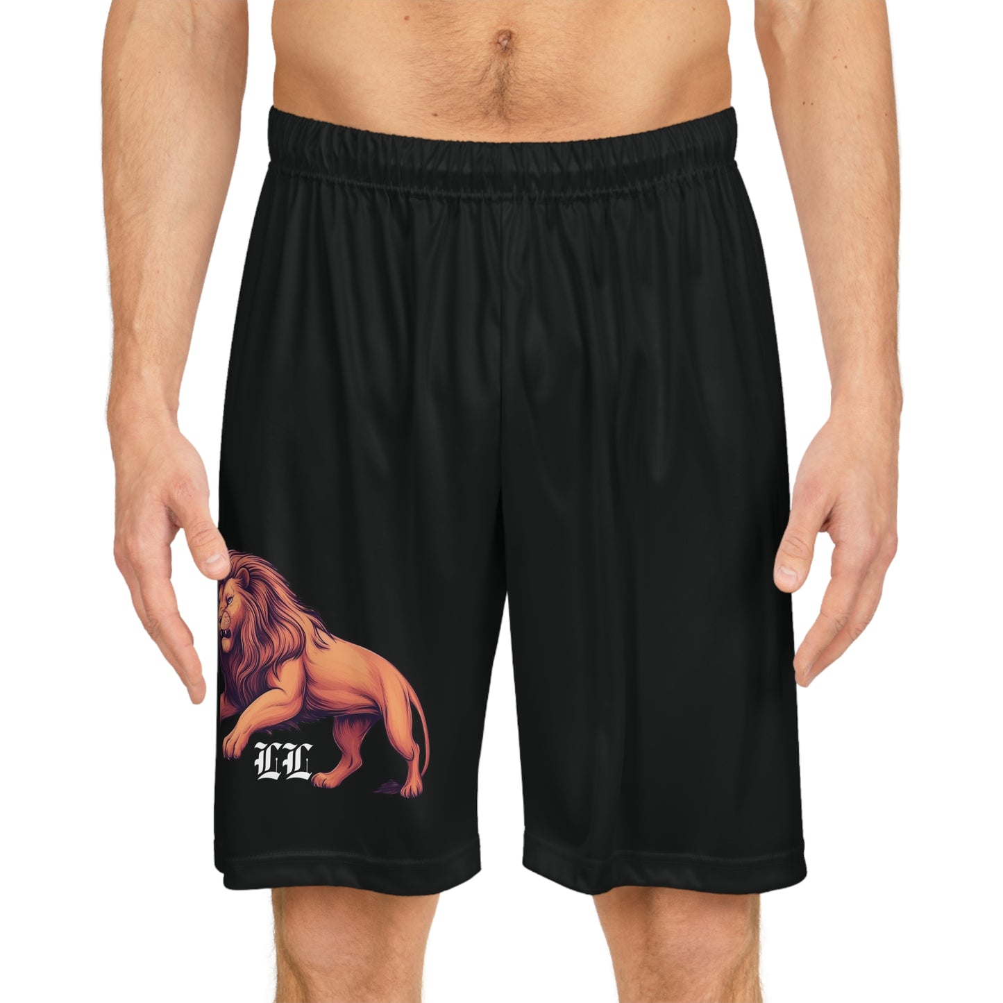 Legio Leo by DZ Royal Basketball Shorts for Athletes, Sporty Summer Wear, Unique Workout Gear, Active Lifestyle Apparel, Gift for Sports Lovers