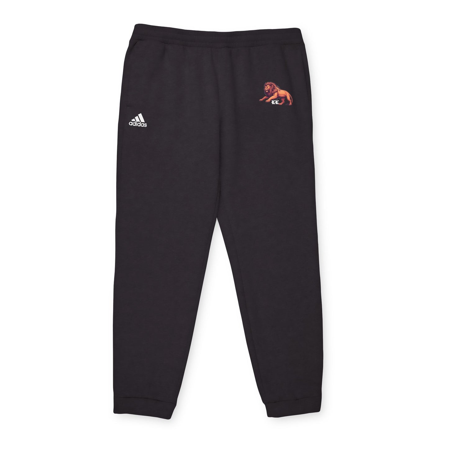 Adidas/Legio Leo by DZ Royal Unisex Fleece Joggers, Cozy Sweatpants, Athleisure Wear, Ideal for Lounging, Travel, Gym, Casual Outfits