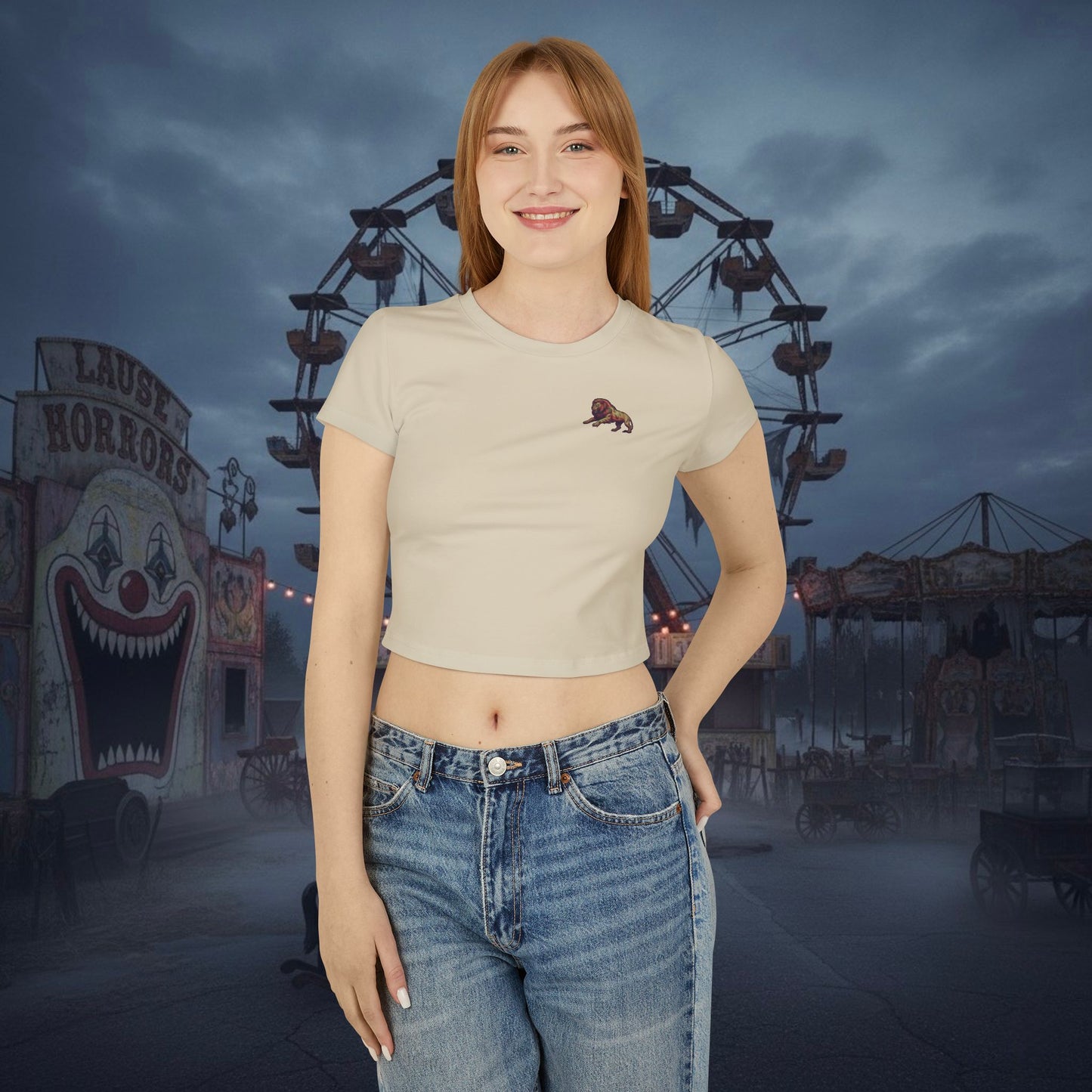 Undead Legio Leo by DZ Royal Women's Baby Tee (Halloween Edition)