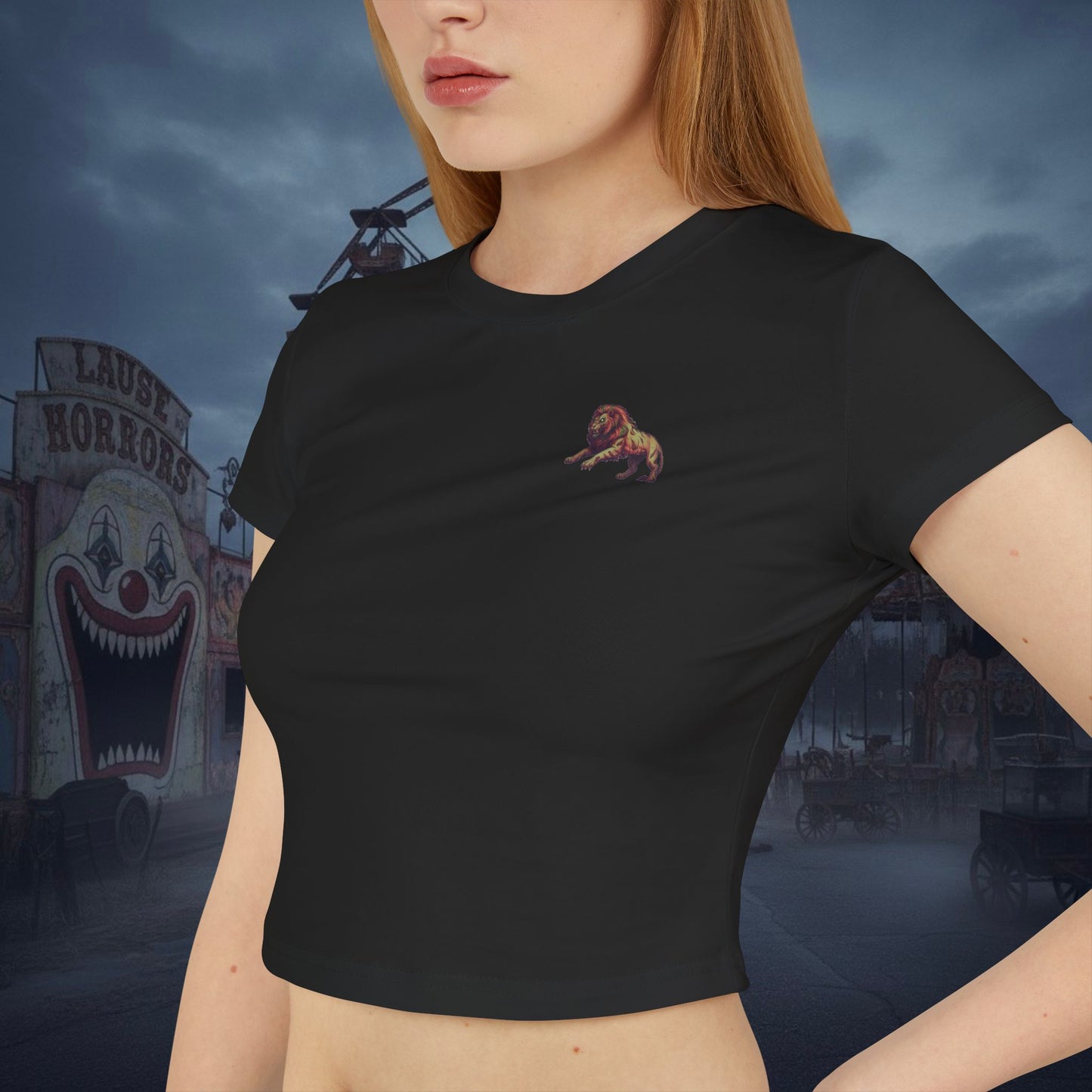 Undead Legio Leo by DZ Royal Women's Baby Tee (Halloween Edition)