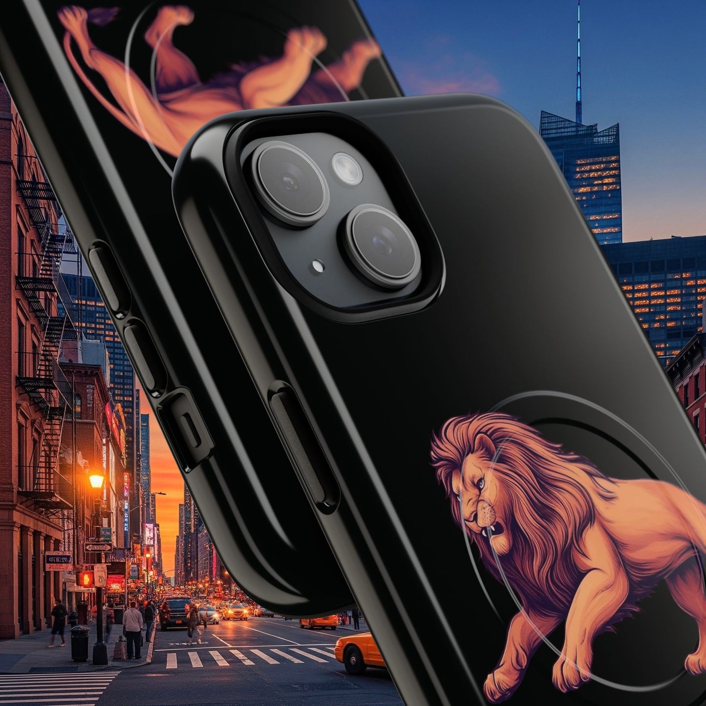 Tough Magnetic Phone Cases - Embrace Strength and Style, Legio Leo by DZ Royal Design, Durable Protection