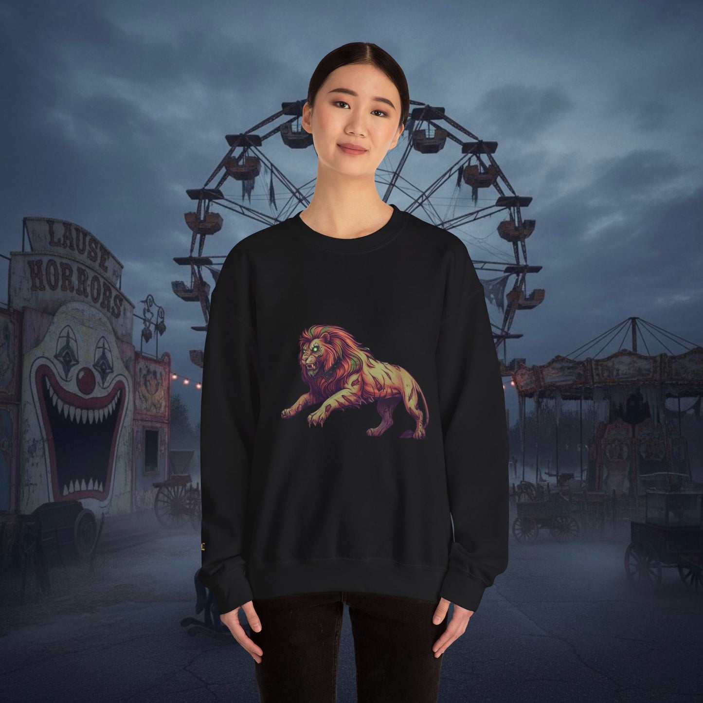 Undead Legio Leo by DZ Royal Crewneck Sweatshirt (Halloween Edition)