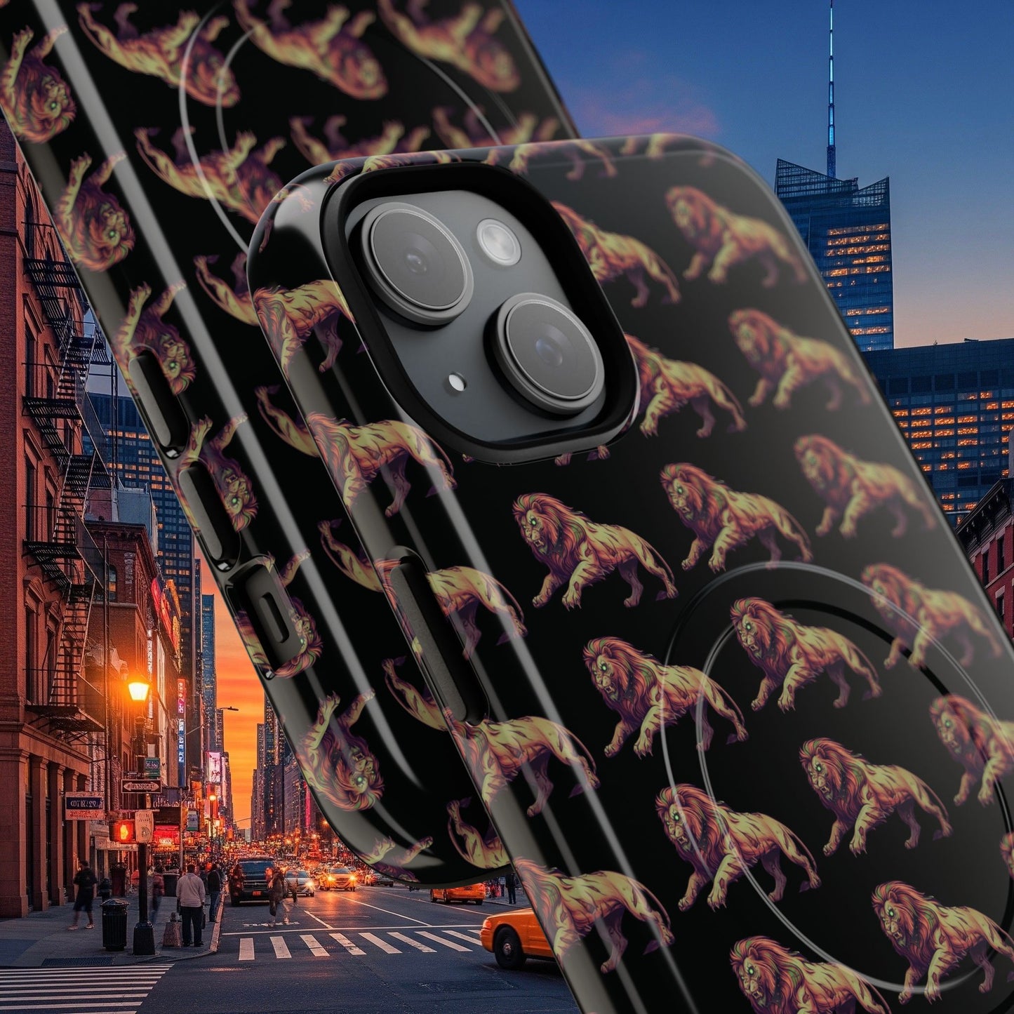 Stylish Tough Magnetic Phone Cases, Undead Legio Leo Pattern