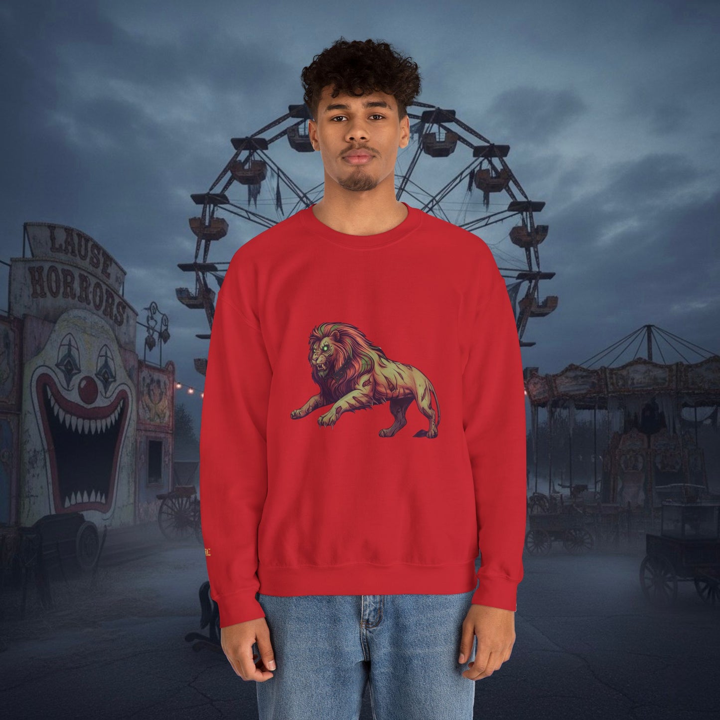 Undead Legio Leo by DZ Royal Crewneck Sweatshirt (Halloween Edition)