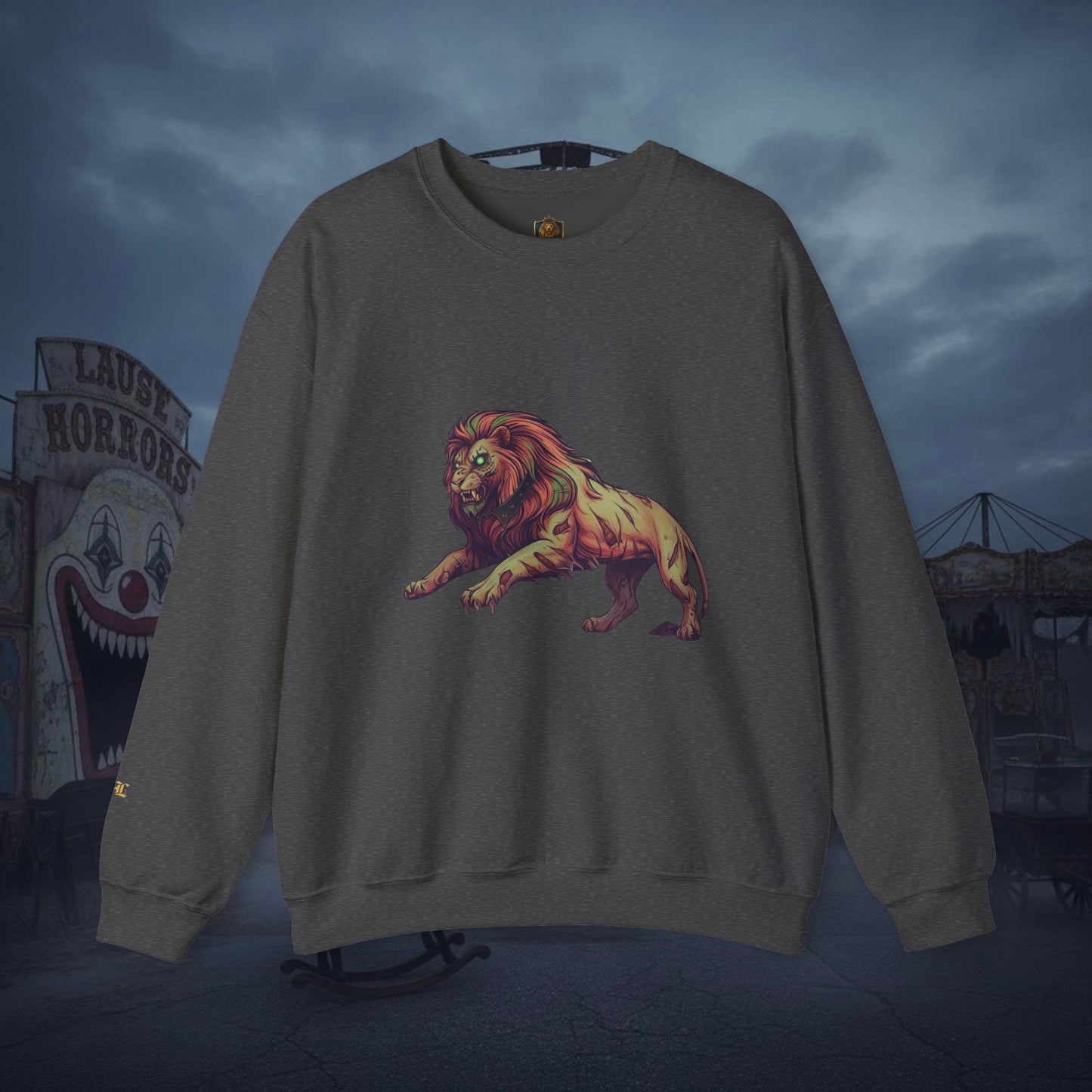 Undead Legio Leo by DZ Royal Crewneck Sweatshirt (Halloween Edition)