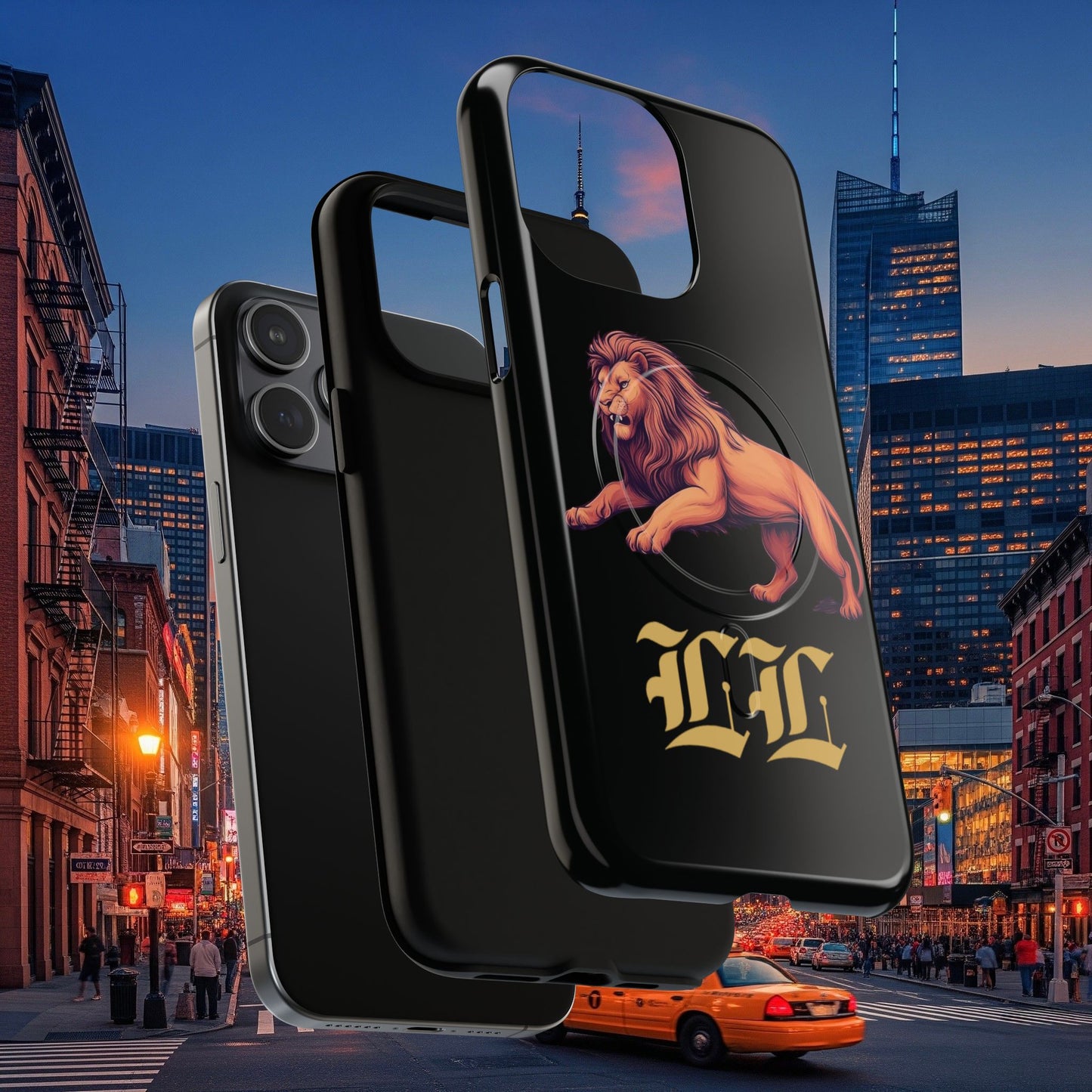 Tough Magnetic Phone Cases - Embrace Strength and Style, Legio Leo by DZ Royal Design, Durable Protection