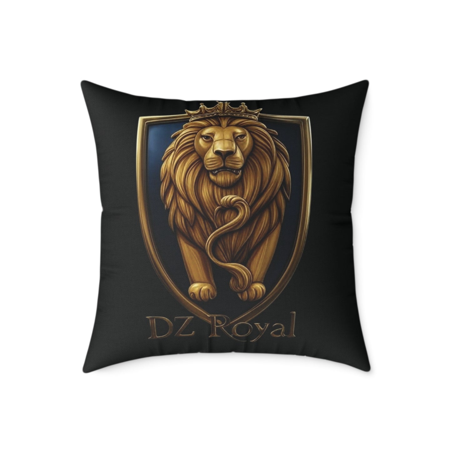 DZ Royal Square Poly Canvas Pillow