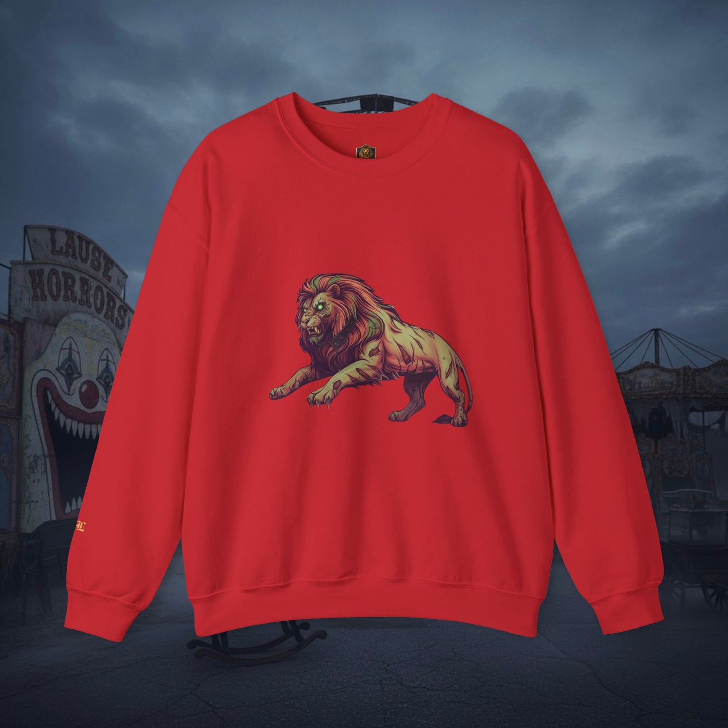Undead Legio Leo by DZ Royal Crewneck Sweatshirt (Halloween Edition)