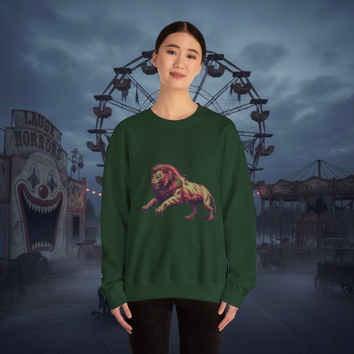 Undead Legio Leo by DZ Royal Crewneck Sweatshirt (Halloween Edition)