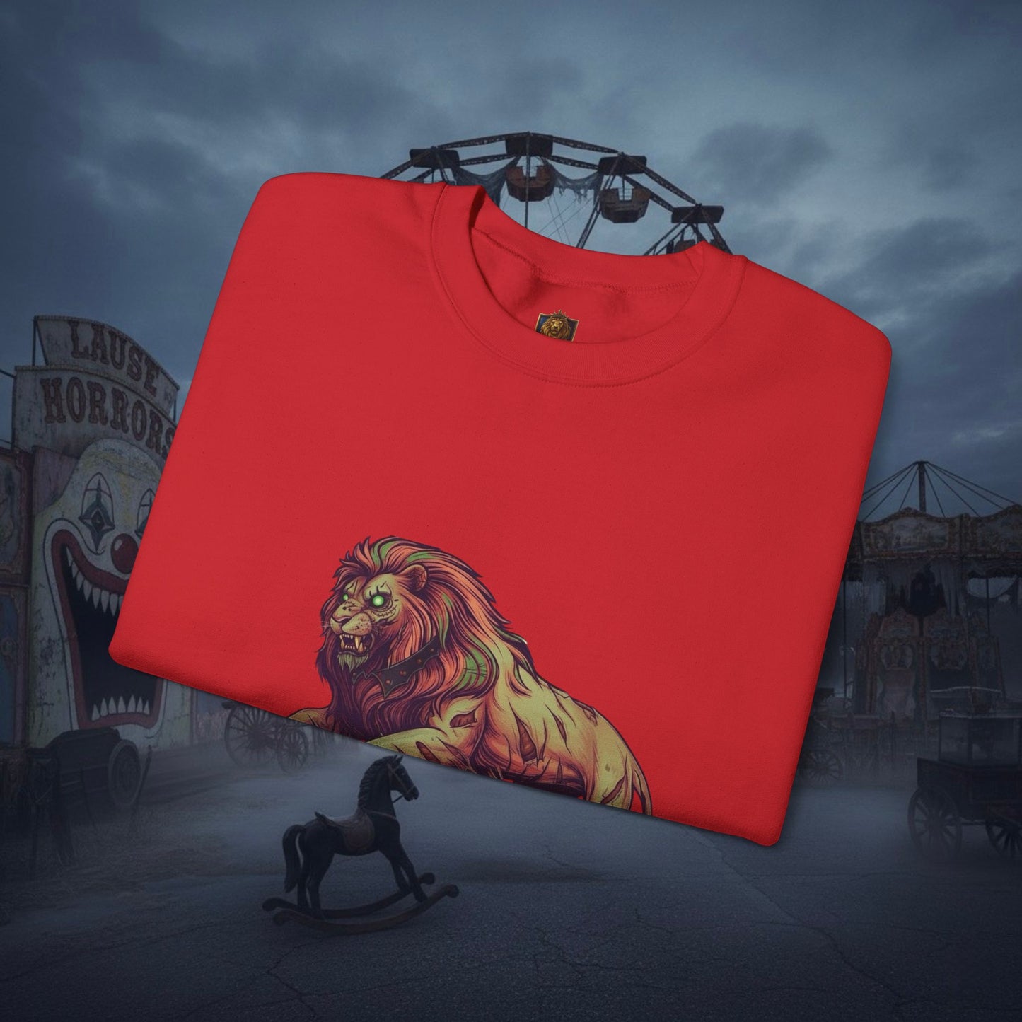 Undead Legio Leo by DZ Royal Crewneck Sweatshirt (Halloween Edition)