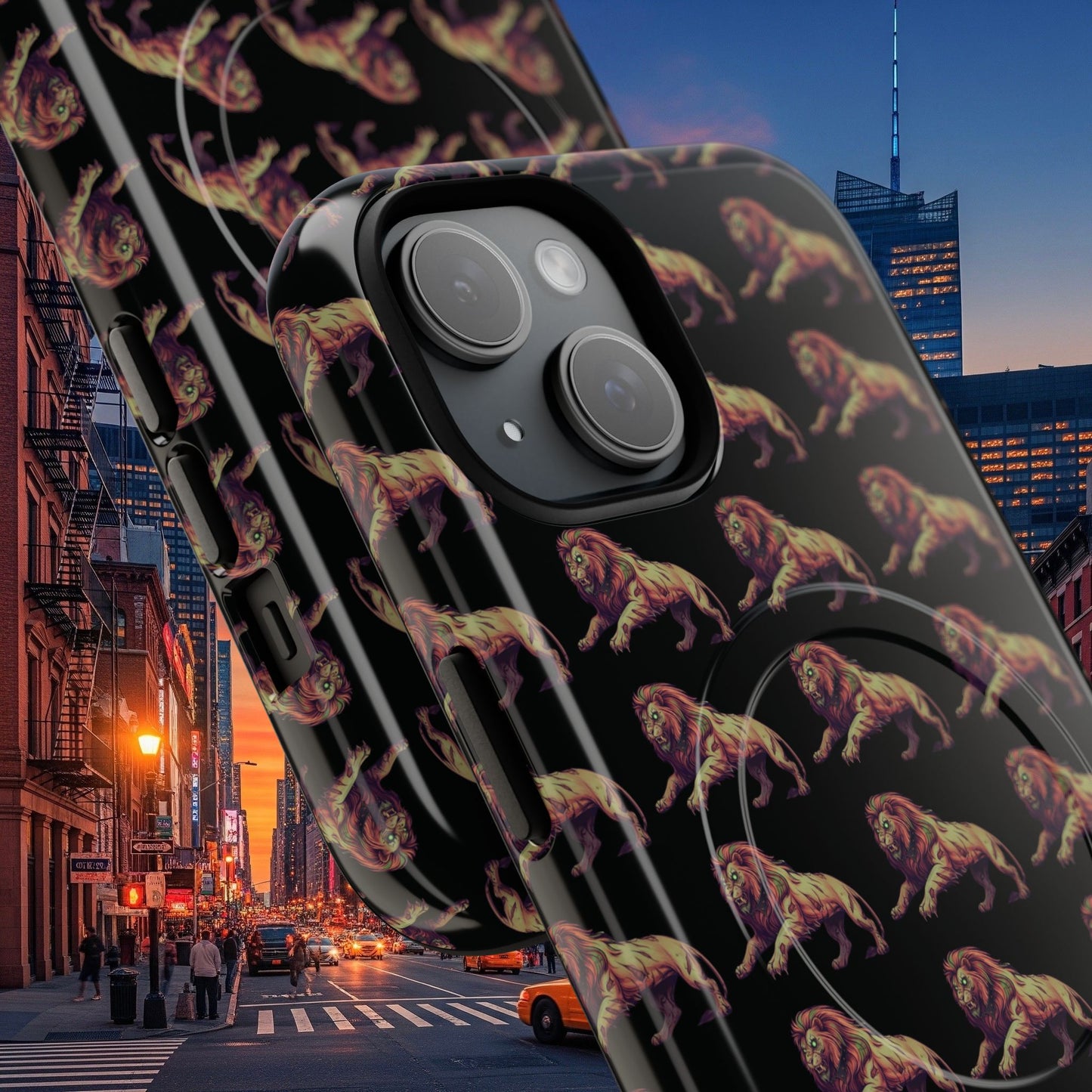 Stylish Tough Magnetic Phone Cases, Undead Legio Leo Pattern