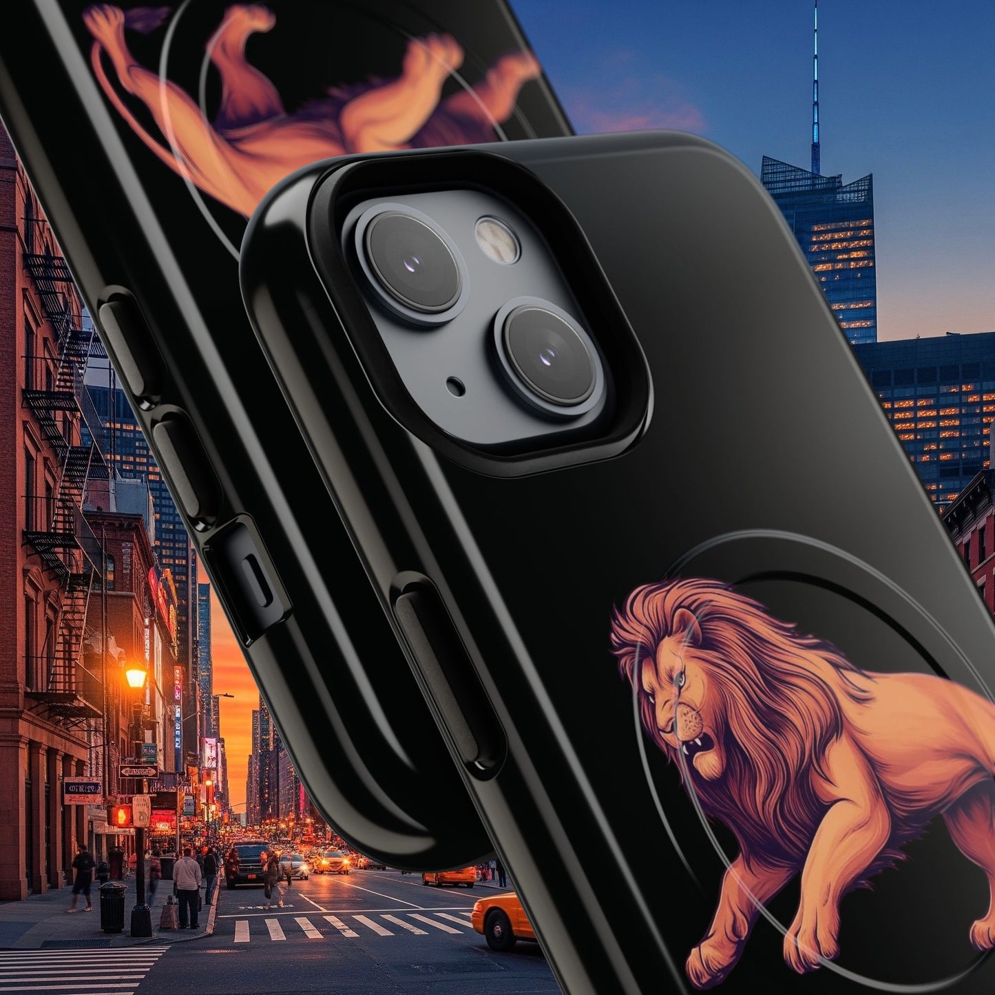 Tough Magnetic Phone Cases - Embrace Strength and Style, Legio Leo by DZ Royal Design, Durable Protection