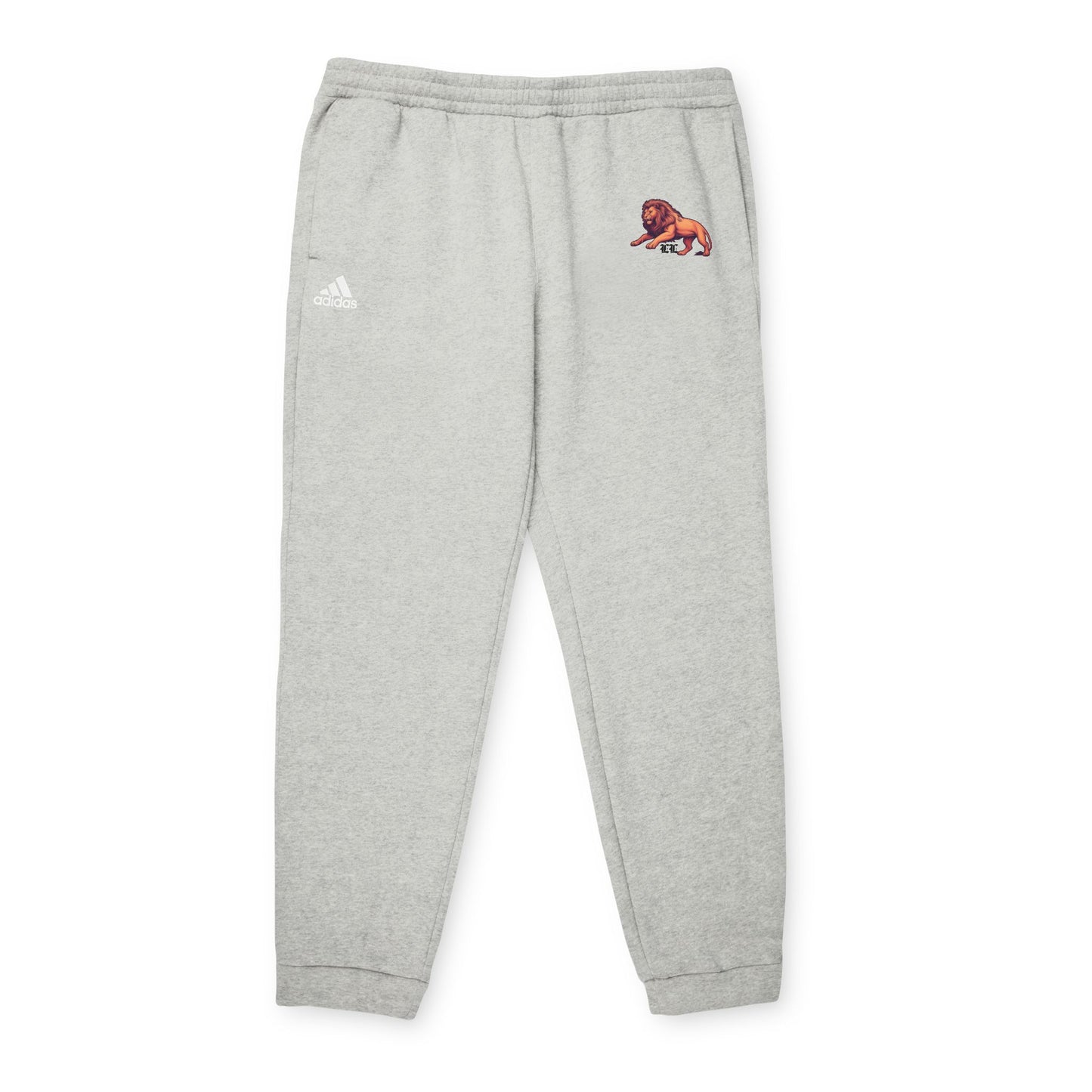 Adidas/Legio Leo by DZ Royal Unisex Fleece Joggers, Cozy Sweatpants, Athleisure Wear, Ideal for Lounging, Travel, Gym, Casual Outfits