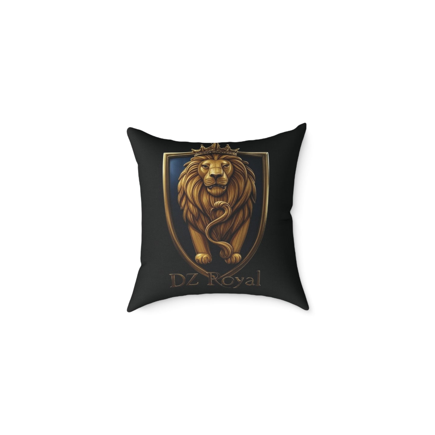 DZ Royal Square Poly Canvas Pillow
