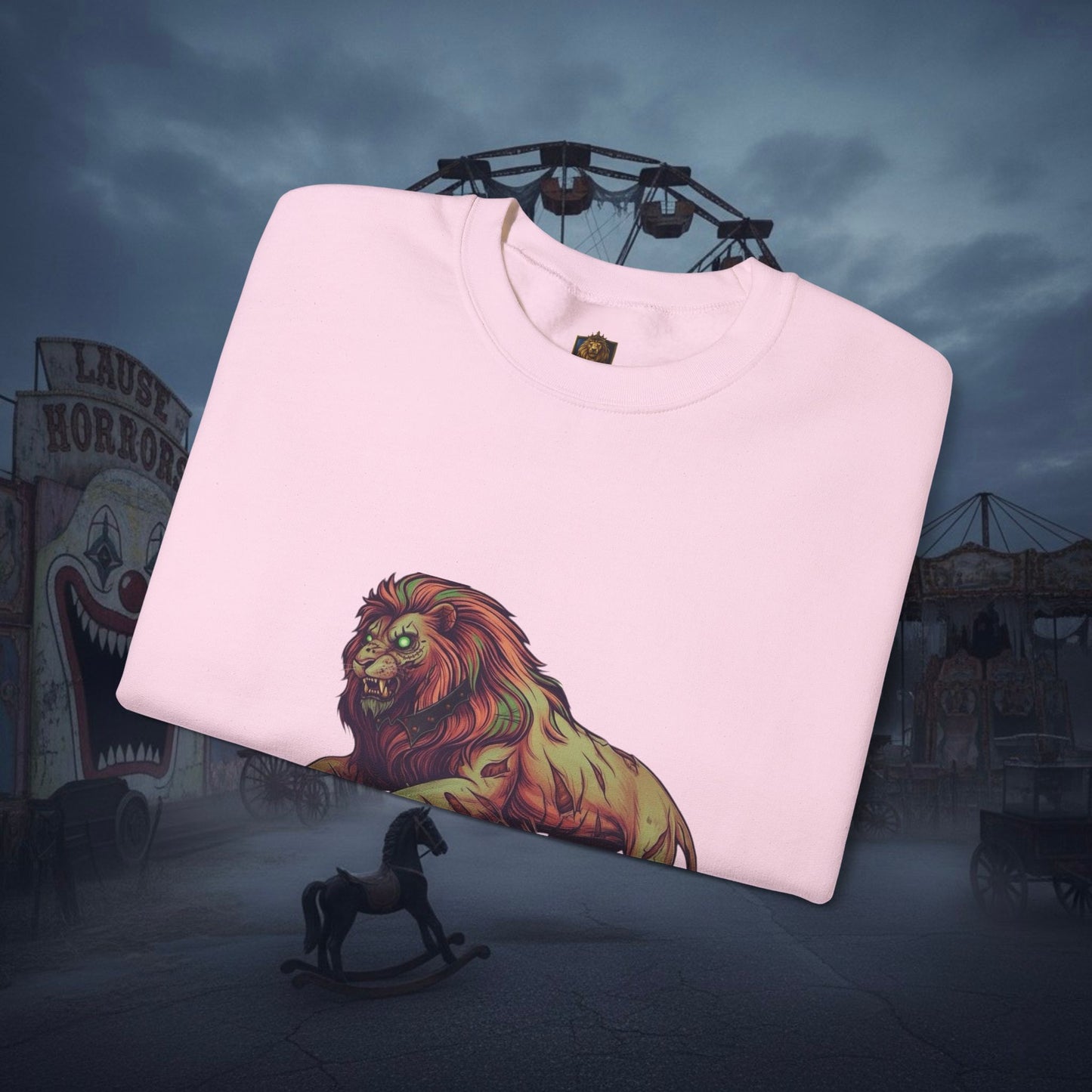 Undead Legio Leo by DZ Royal Crewneck Sweatshirt (Halloween Edition)