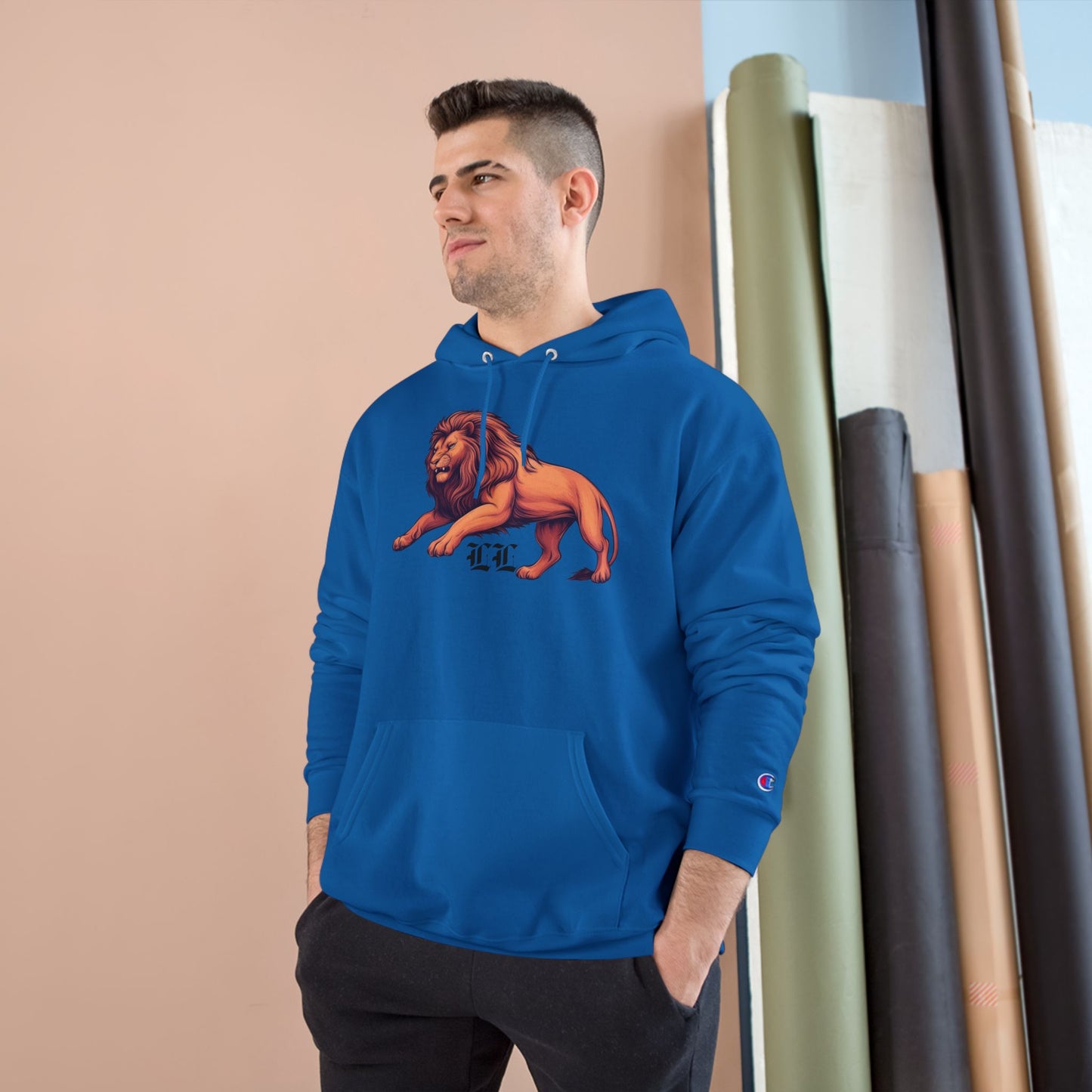 Champion/Legio Leo Hoodie by DZ Royal|Sweatshirt for Leos, Gift for Birthday, Astrology, University Apparel, Casual Wear