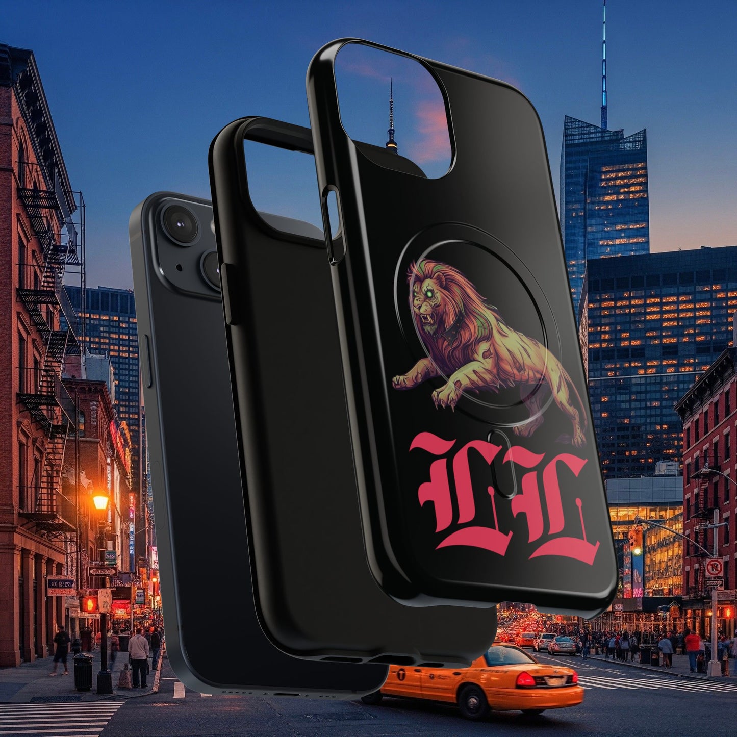 Tough Magnetic Phone Case, Undead Legio Leo Protector Case, A DZ Royal Design Case, Sleek Magnetic Shell