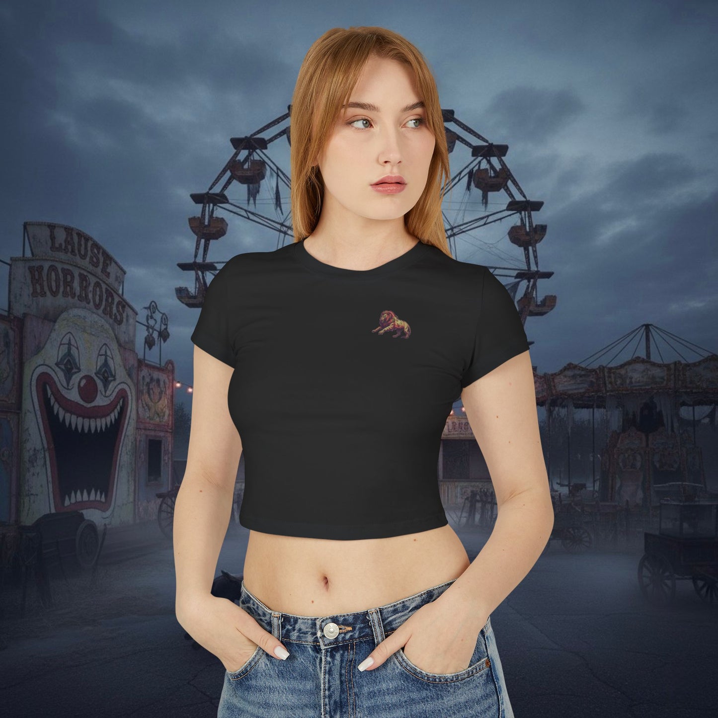 Undead Legio Leo by DZ Royal Women's Baby Tee (Halloween Edition)