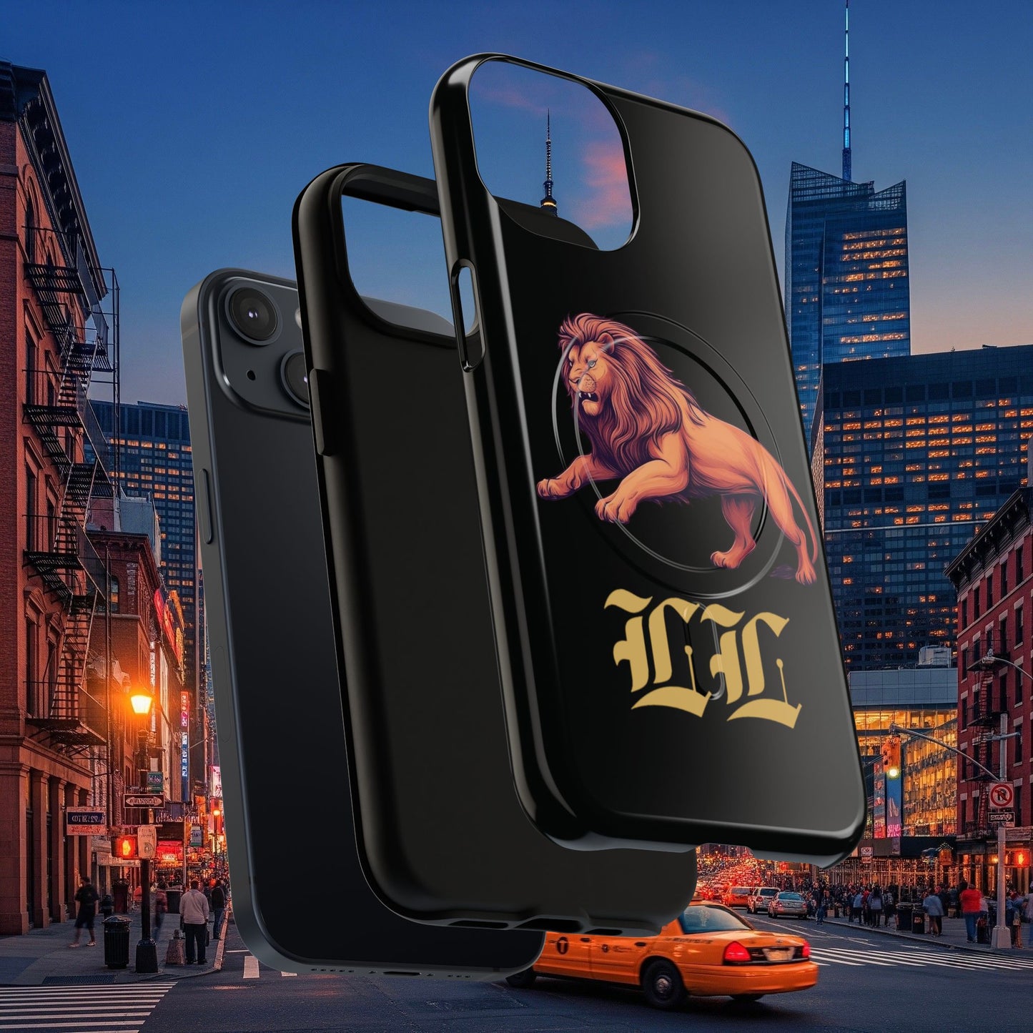 Tough Magnetic Phone Cases - Embrace Strength and Style, Legio Leo by DZ Royal Design, Durable Protection