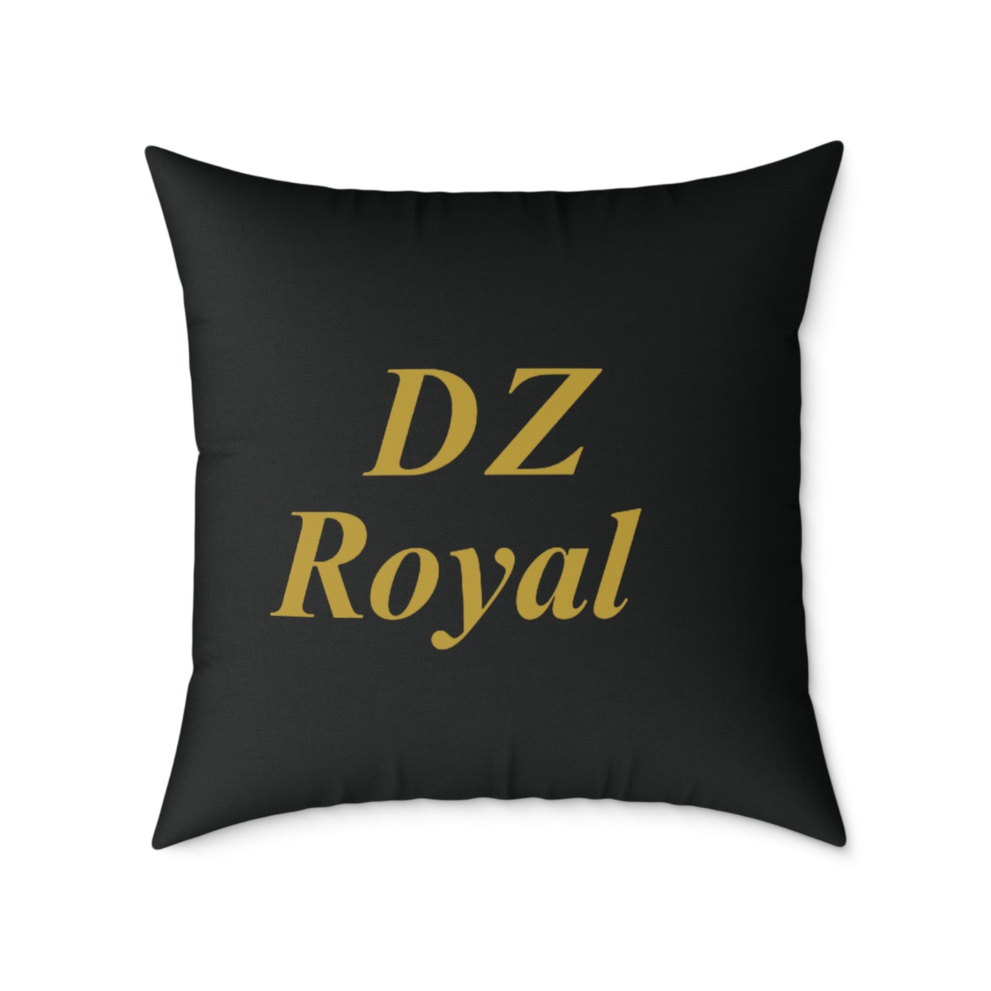 DZ Royal Square Poly Canvas Pillow