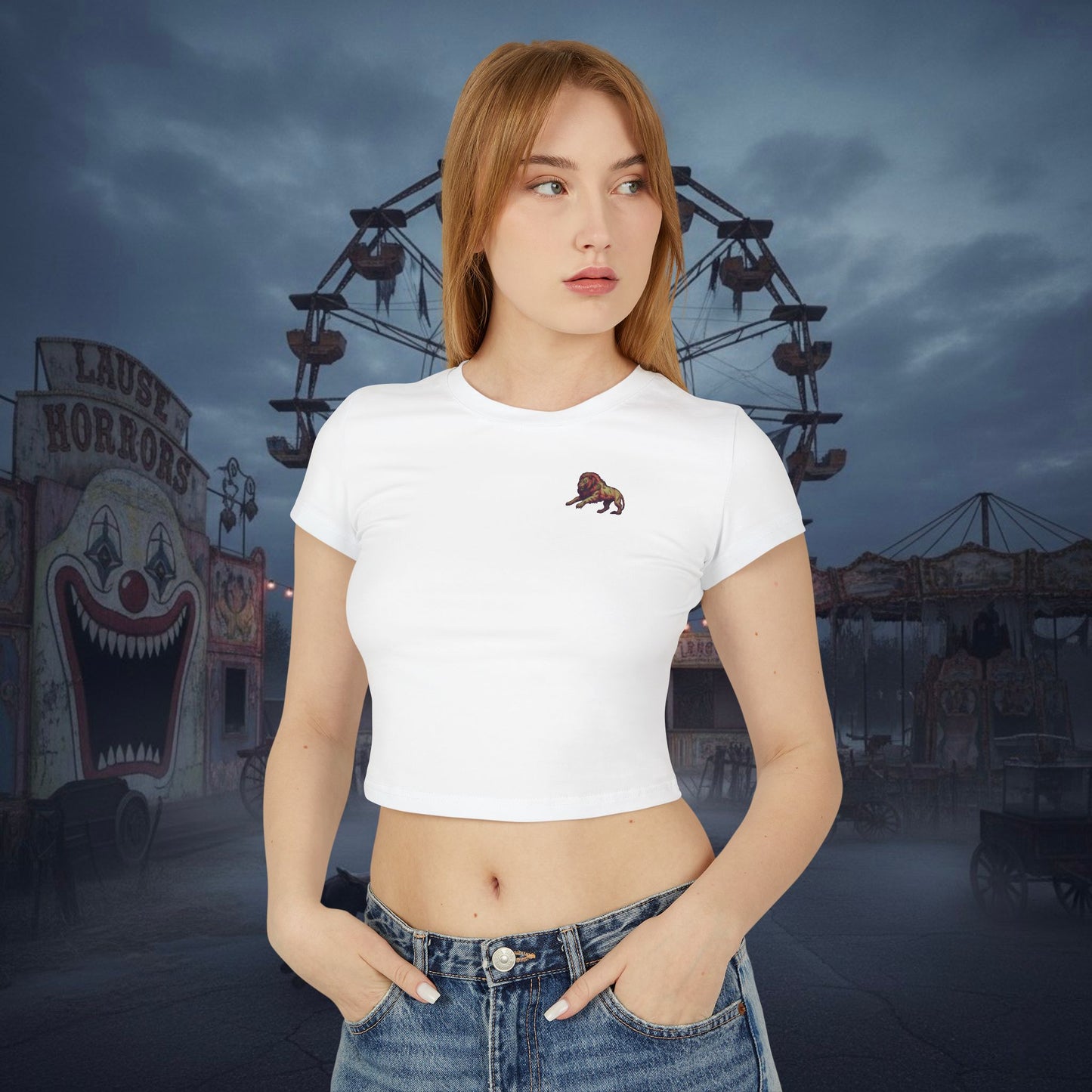 Undead Legio Leo by DZ Royal Women's Baby Tee (Halloween Edition)