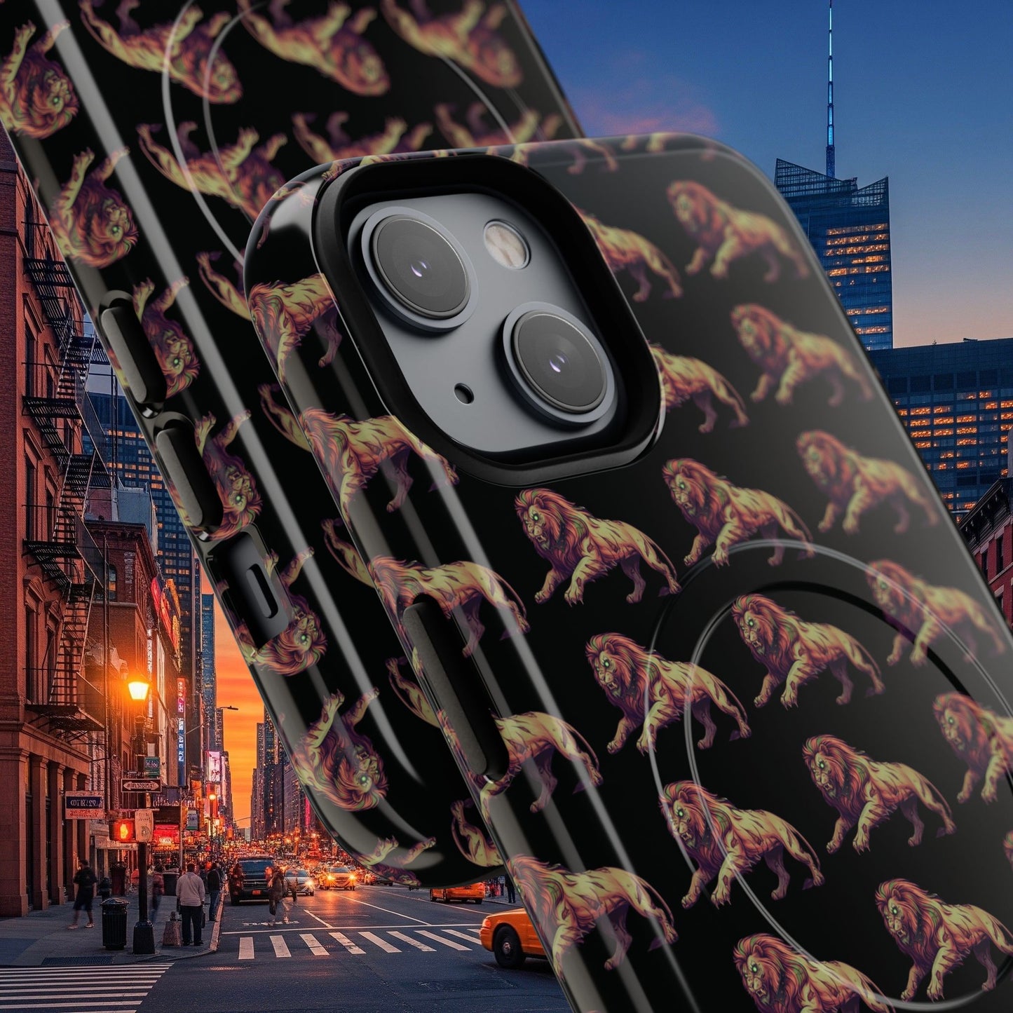 Stylish Tough Magnetic Phone Cases, Undead Legio Leo Pattern