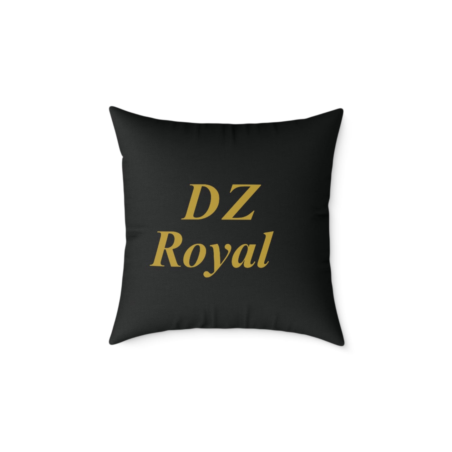 DZ Royal Square Poly Canvas Pillow