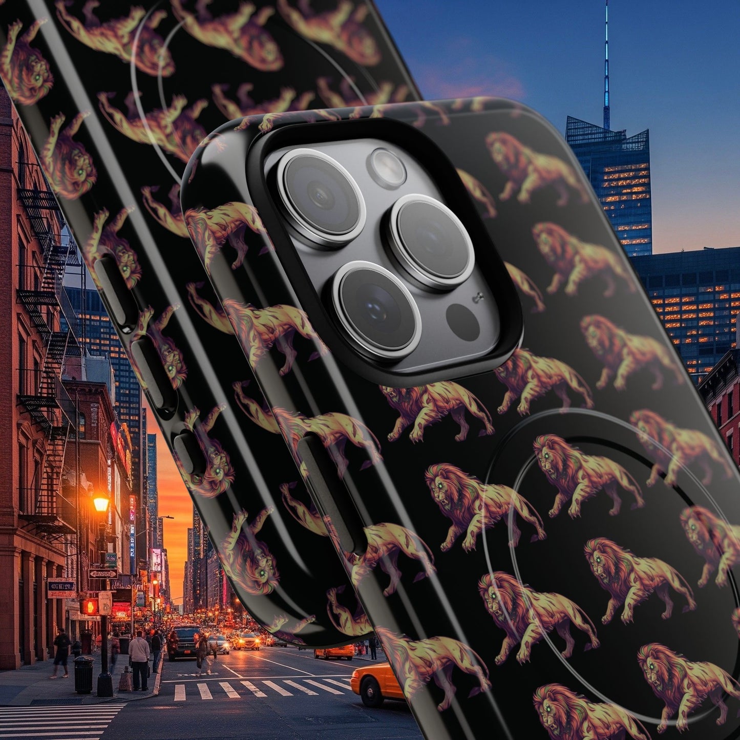 Stylish Tough Magnetic Phone Cases, Undead Legio Leo Pattern