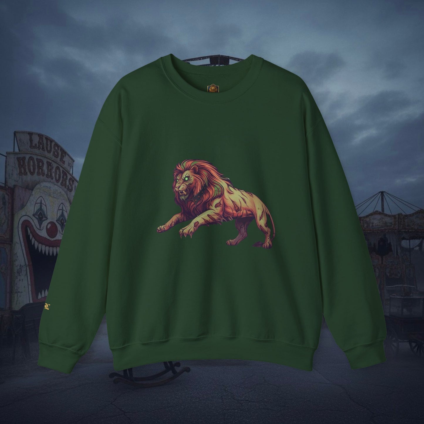 Undead Legio Leo by DZ Royal Crewneck Sweatshirt (Halloween Edition)