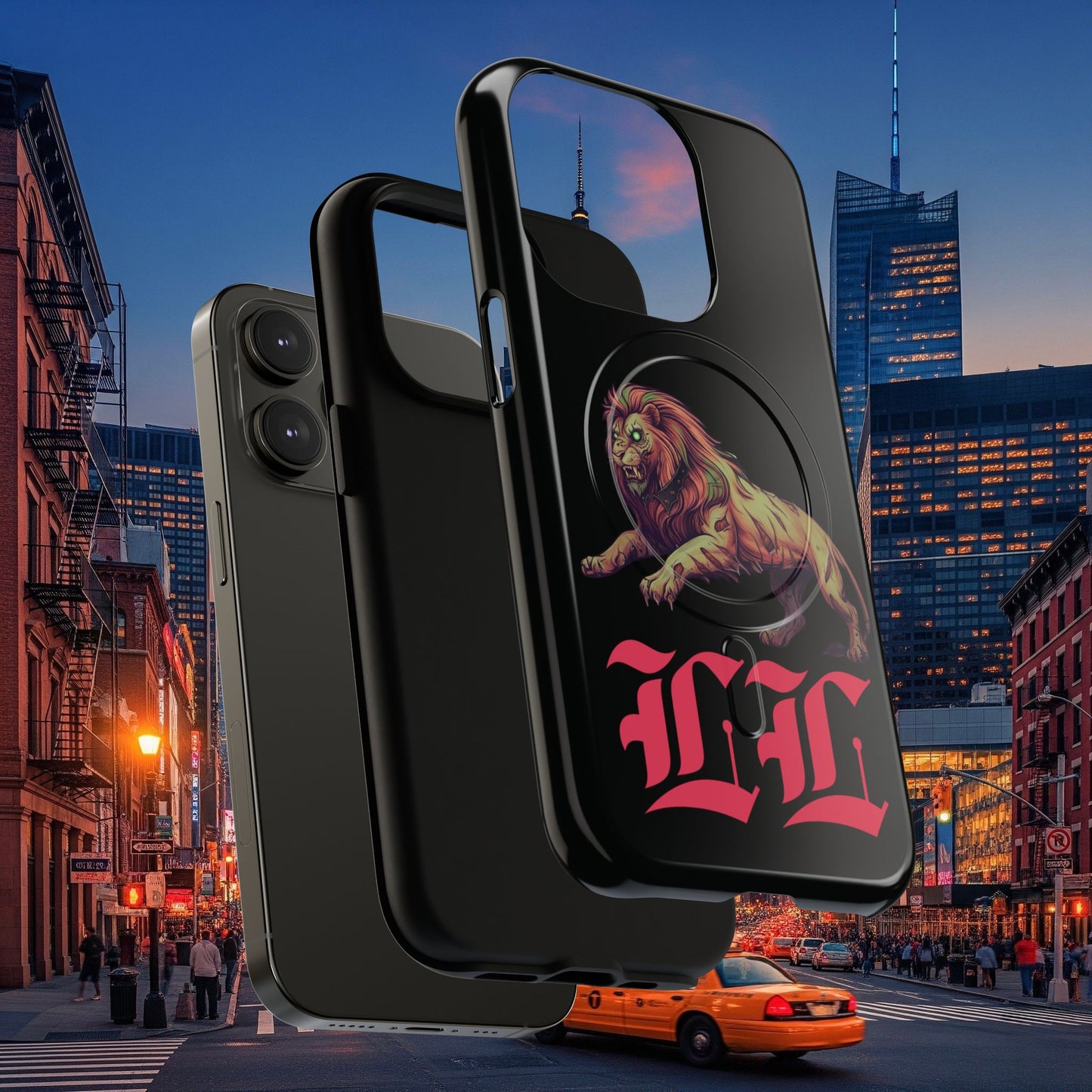 Tough Magnetic Phone Case, Undead Legio Leo Protector Case, A DZ Royal Design Case, Sleek Magnetic Shell