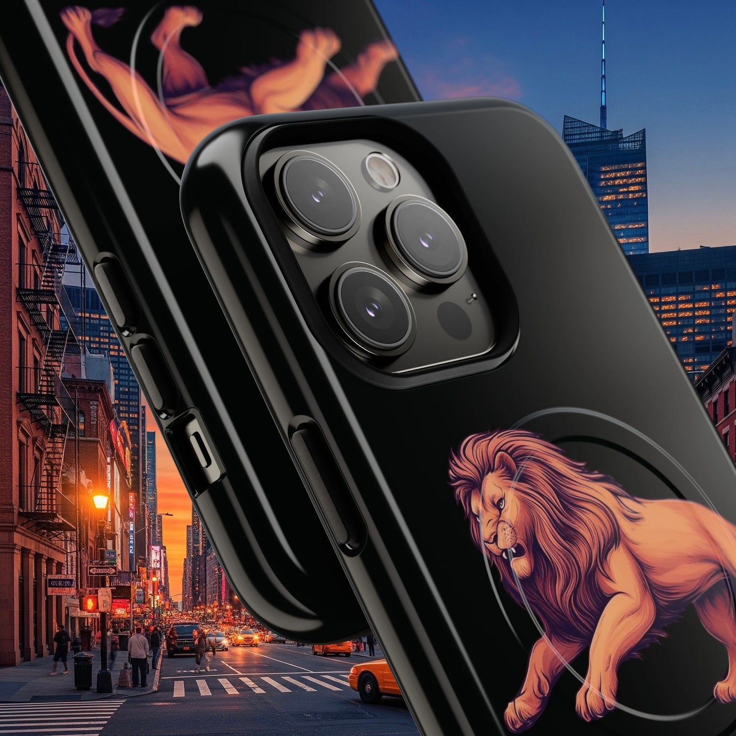 Tough Magnetic Phone Cases - Embrace Strength and Style, Legio Leo by DZ Royal Design, Durable Protection