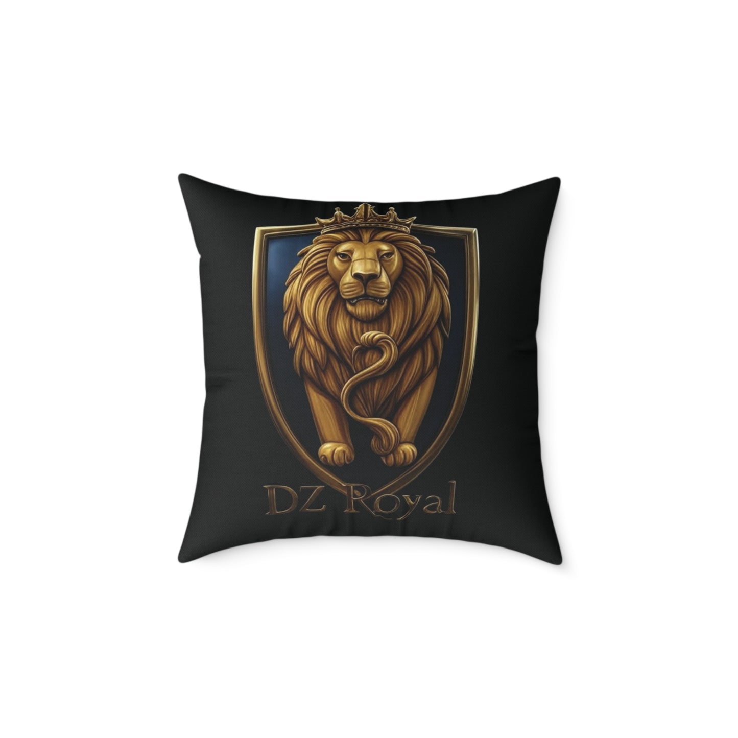 DZ Royal Square Poly Canvas Pillow