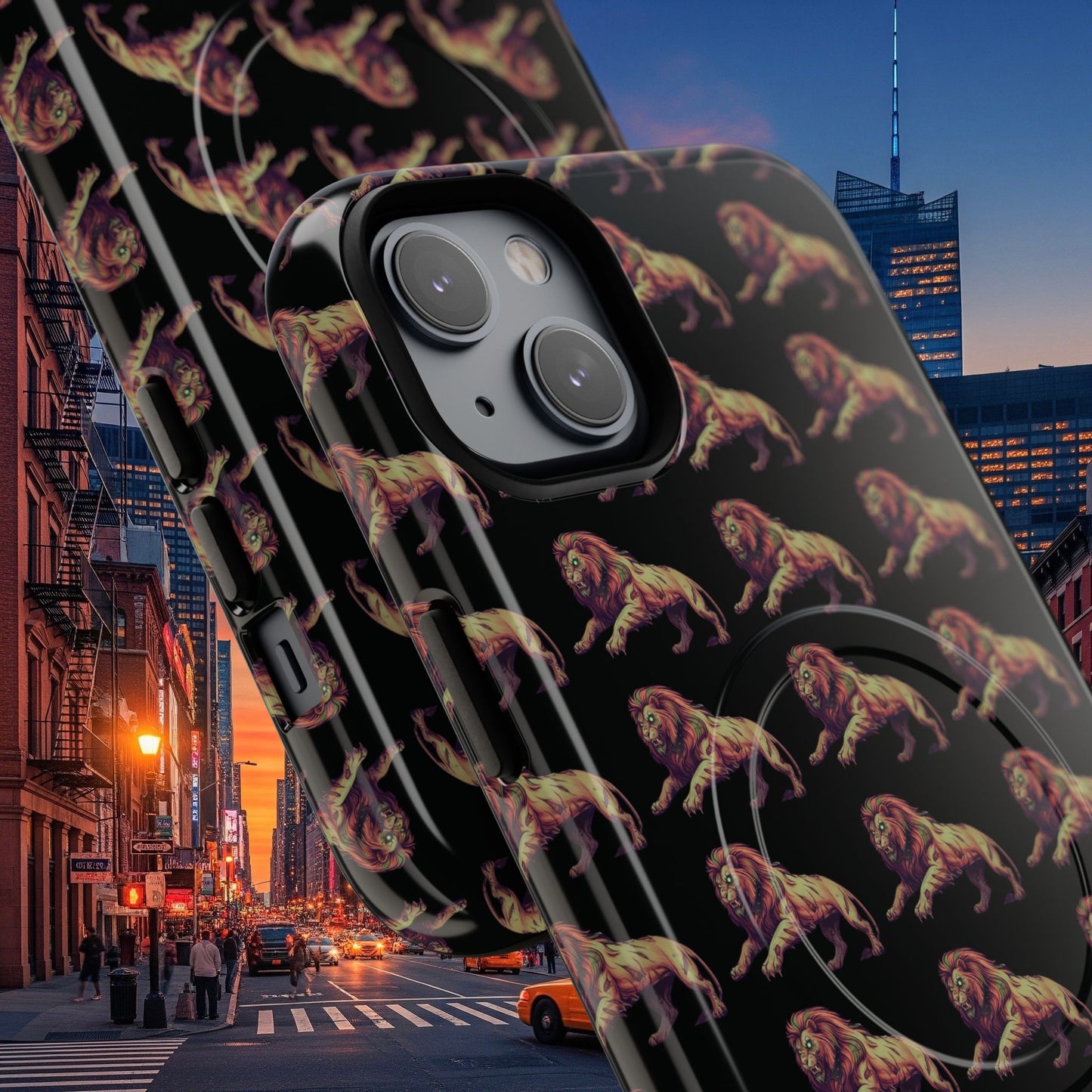 Stylish Tough Magnetic Phone Cases, Undead Legio Leo Pattern