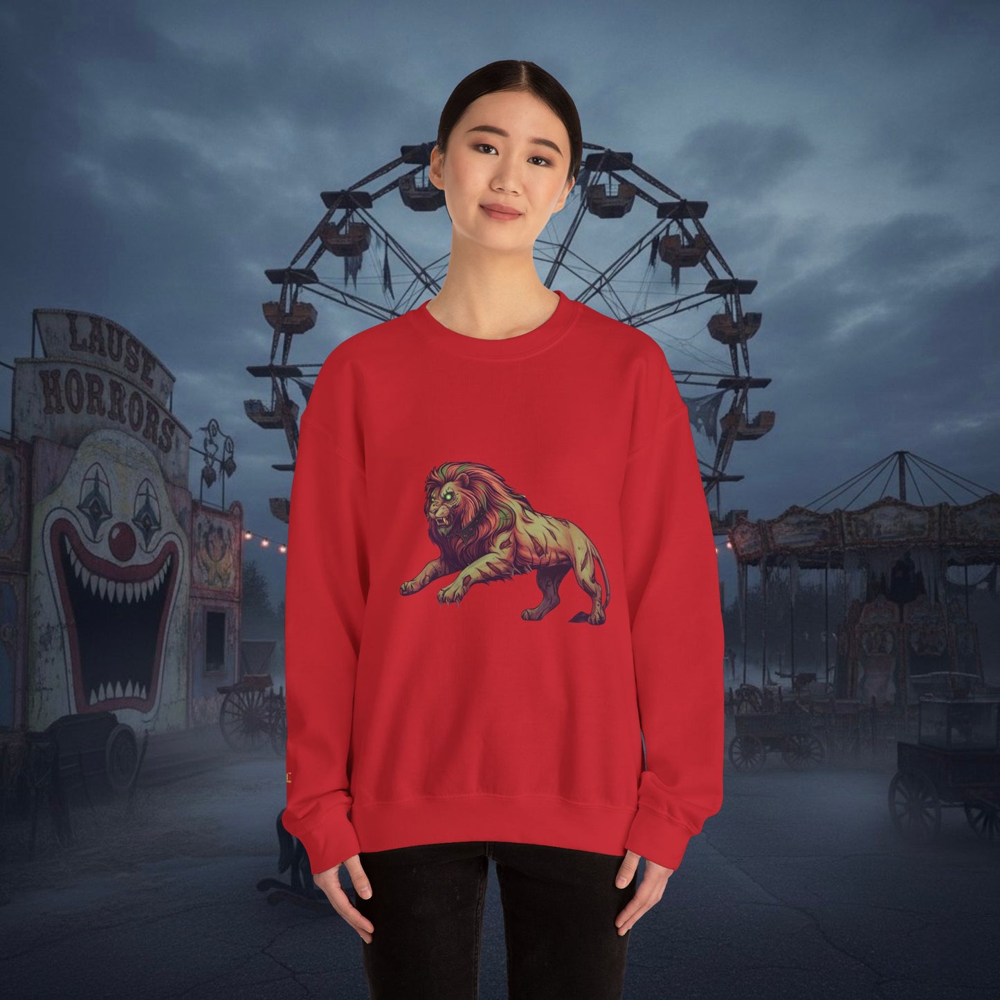 Undead Legio Leo by DZ Royal Crewneck Sweatshirt (Halloween Edition)