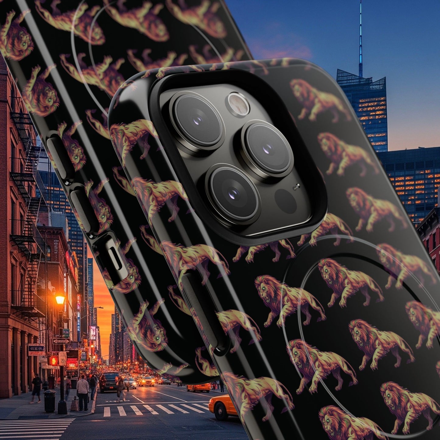 Stylish Tough Magnetic Phone Cases, Undead Legio Leo Pattern