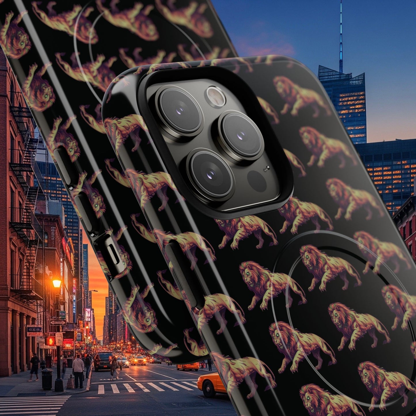 Stylish Tough Magnetic Phone Cases, Undead Legio Leo Pattern