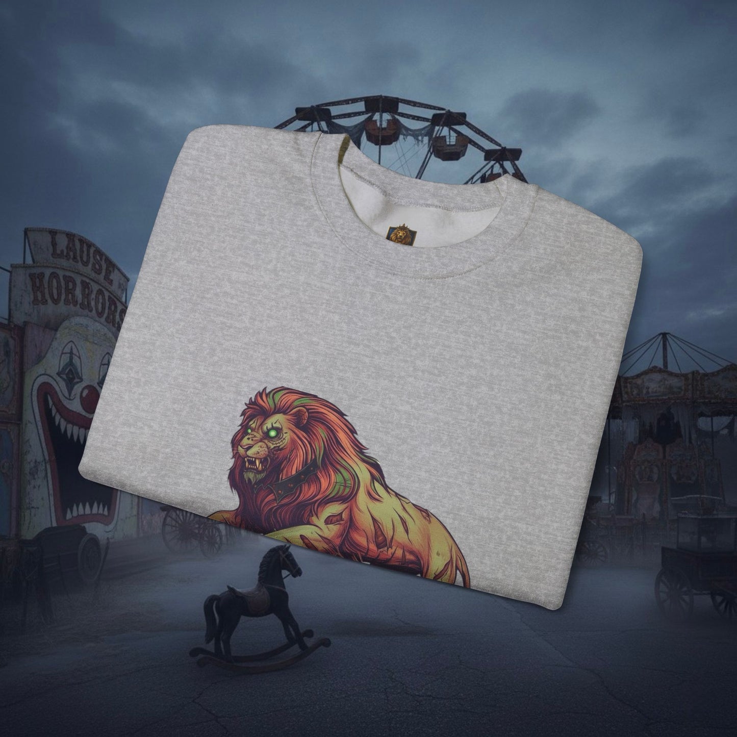 Undead Legio Leo by DZ Royal Crewneck Sweatshirt (Halloween Edition)