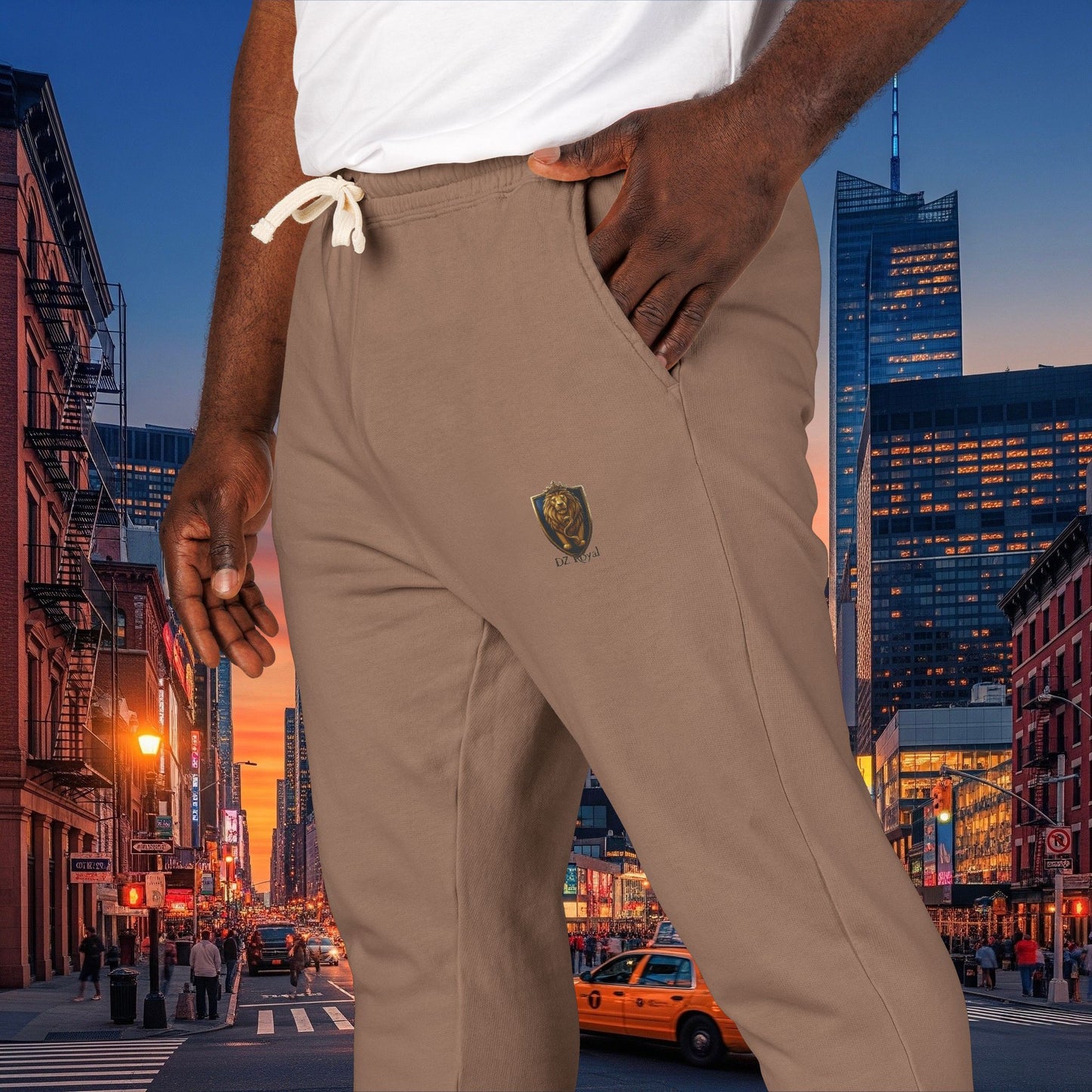 DZ Royal Cozy Garment-Dyed Fleece Sweatpants