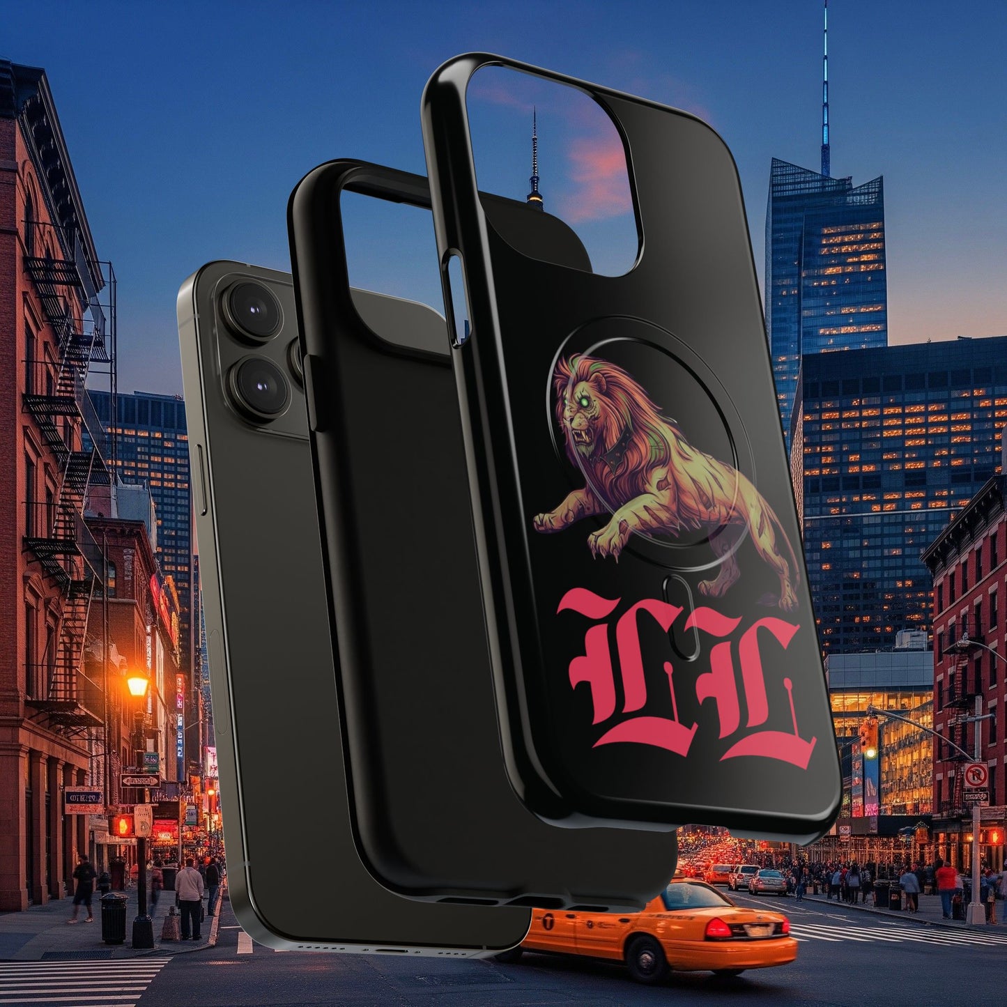 Tough Magnetic Phone Case, Undead Legio Leo Protector Case, A DZ Royal Design Case, Sleek Magnetic Shell