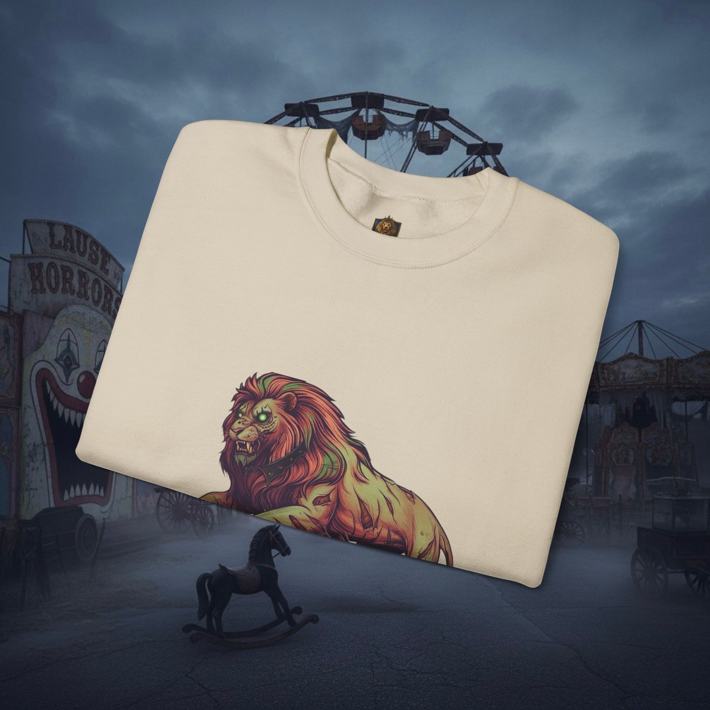 Undead Legio Leo by DZ Royal Crewneck Sweatshirt (Halloween Edition)