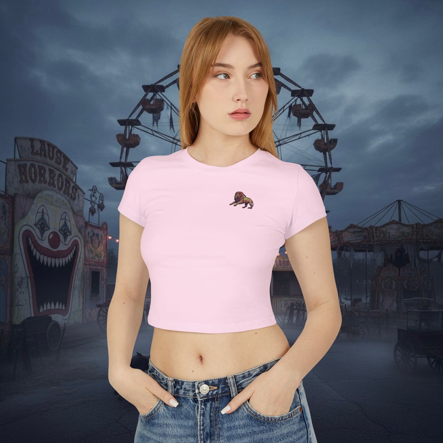 Undead Legio Leo by DZ Royal Women's Baby Tee (Halloween Edition)