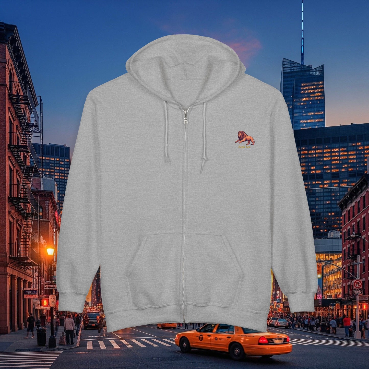 Legio Leo by DZ Royal Zip Hoodie