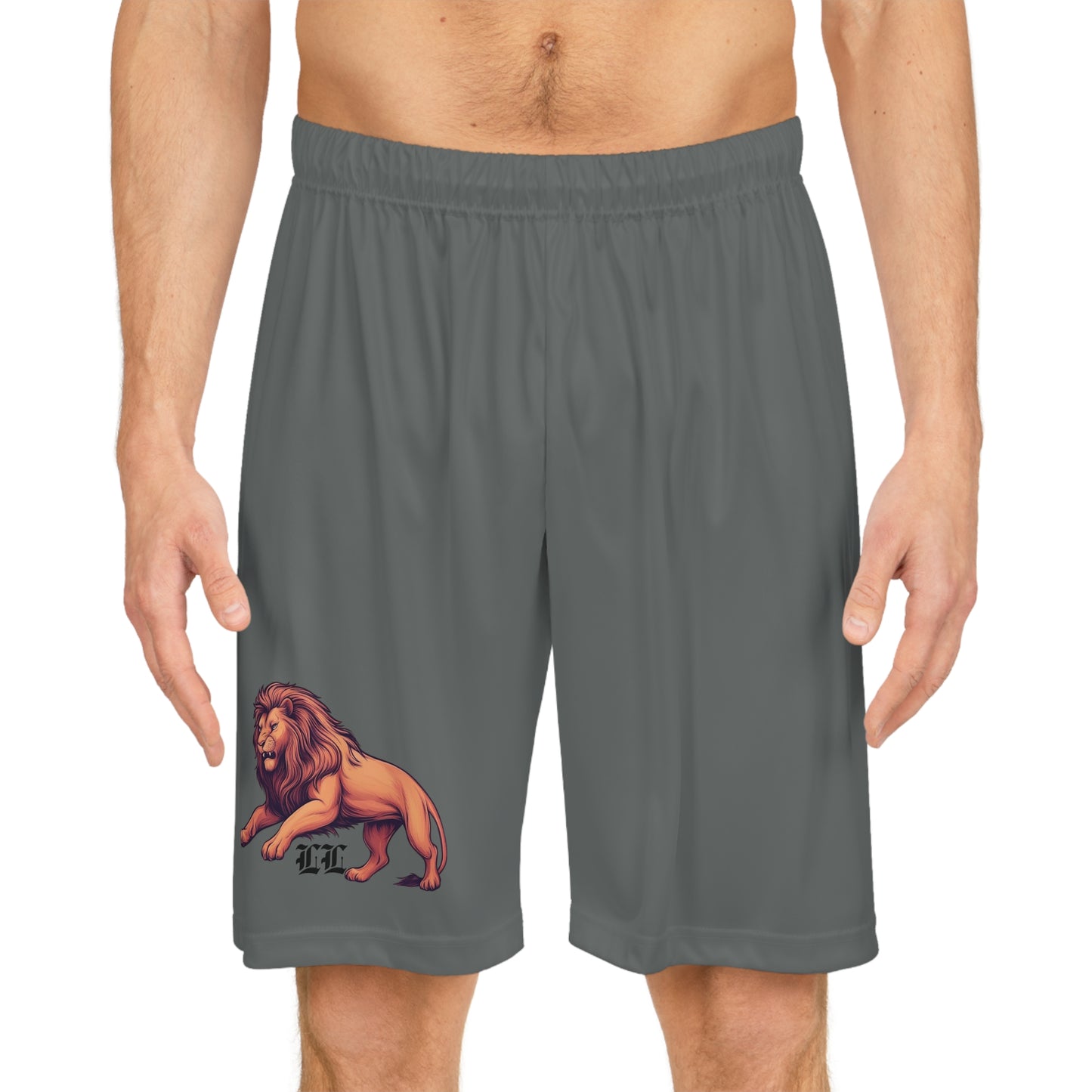 Legio Leo by DZ Royal Basketball Shorts for Athletes, Sporty Summer Wear, Unique Workout Gear, Active Lifestyle Apparel, Gift for Sports Lovers