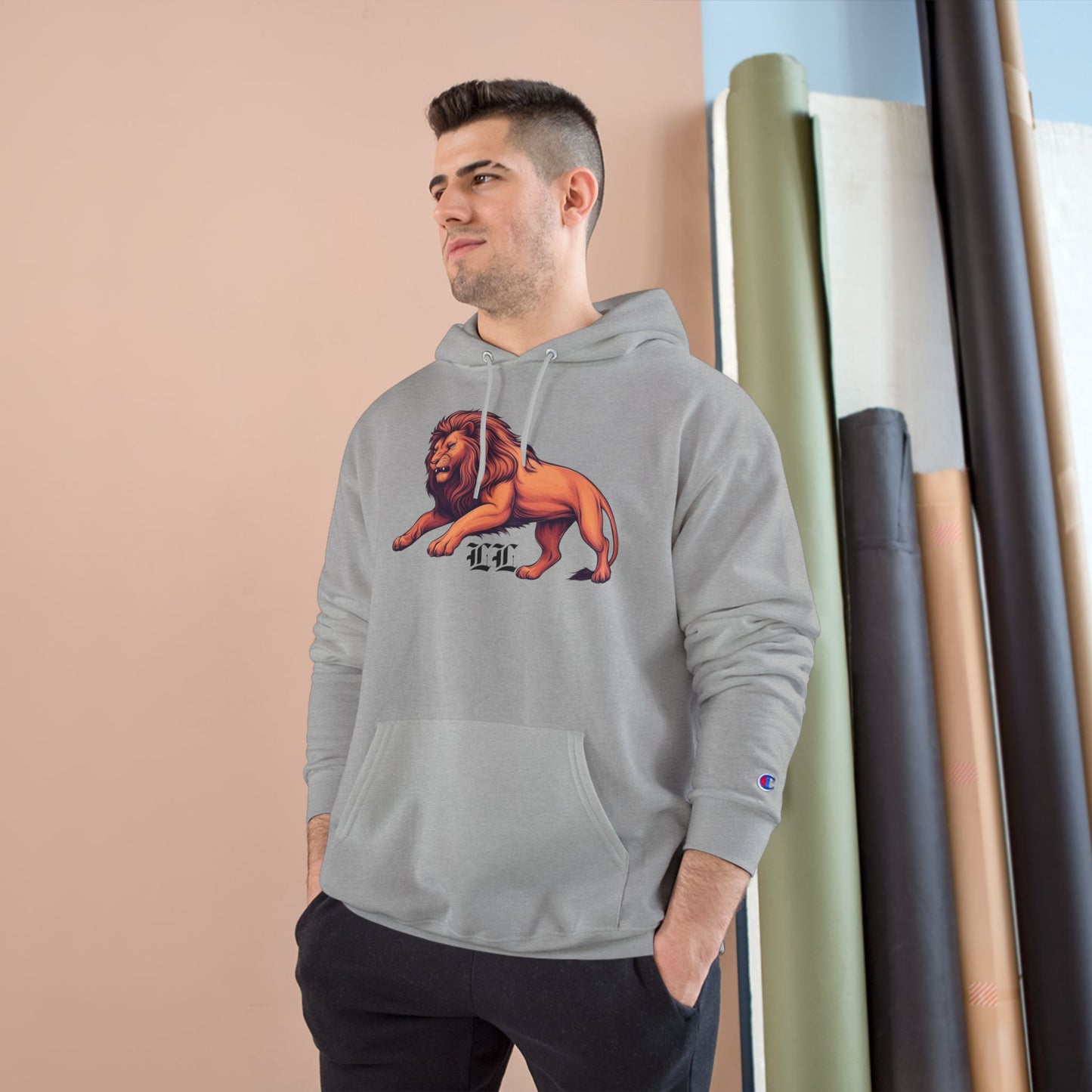 Champion/Legio Leo Hoodie by DZ Royal|Sweatshirt for Leos, Gift for Birthday, Astrology, University Apparel, Casual Wear