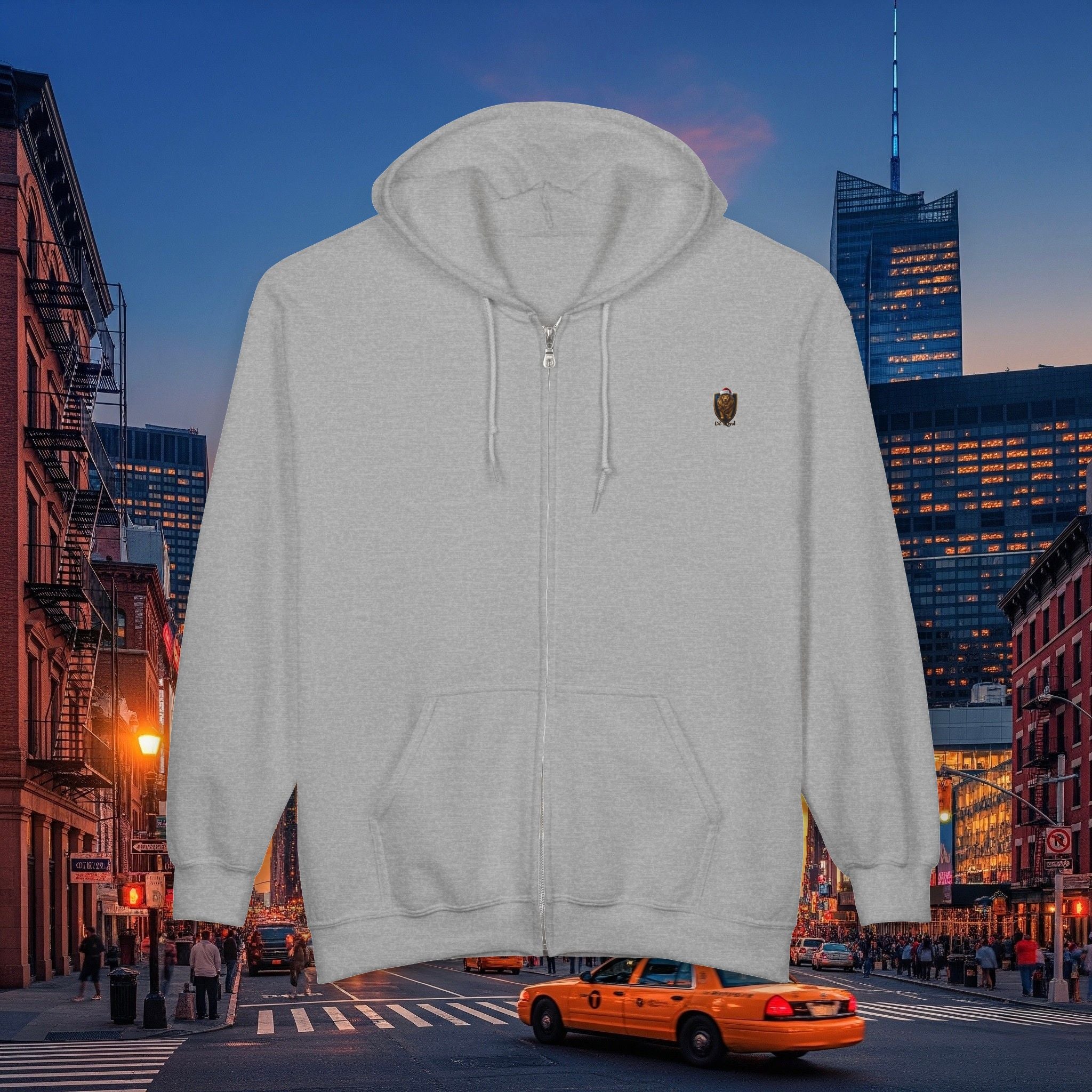 Christmas DZ Royal Zip Hoodie