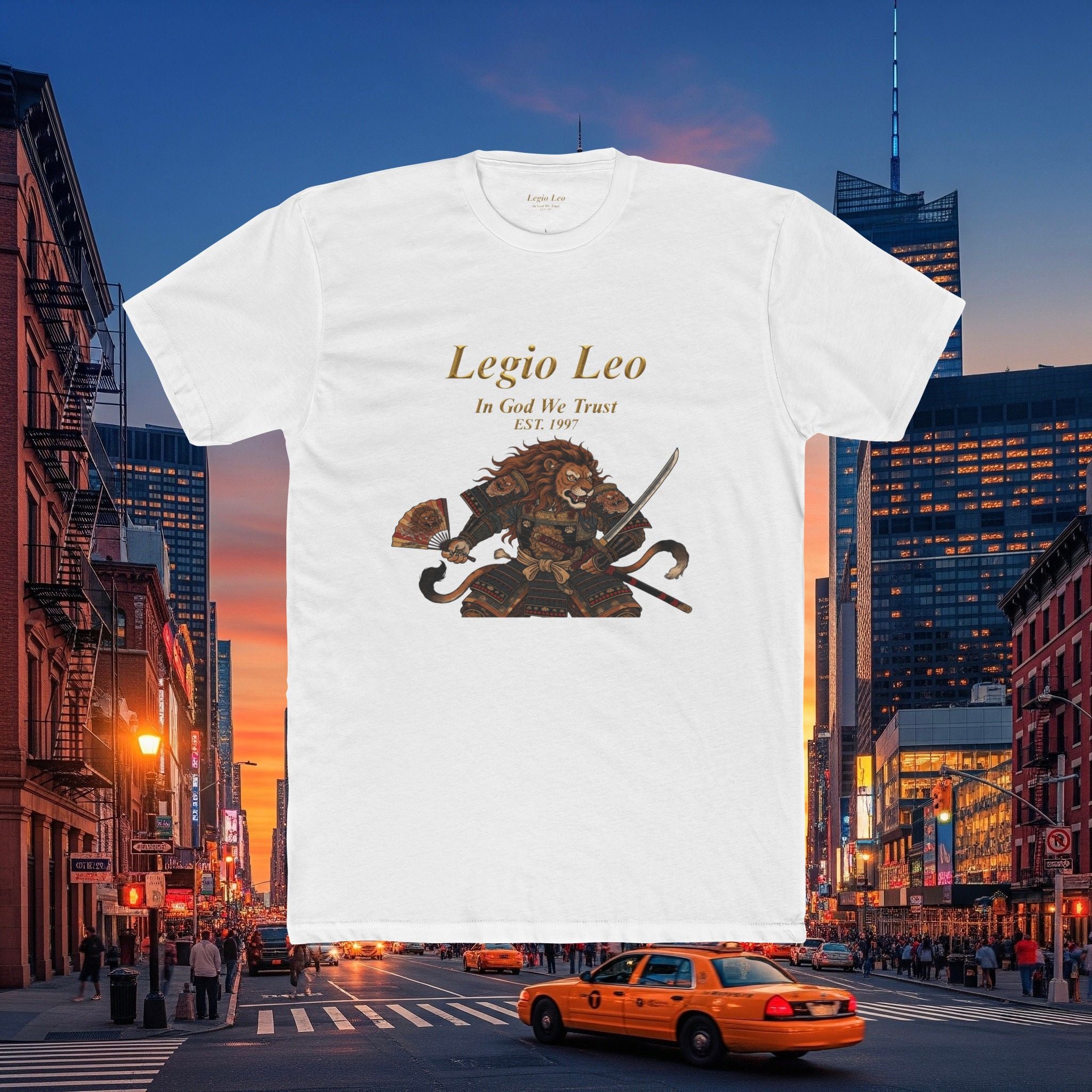 Legio Leo Samurai Warrior Cotton Crew Tee