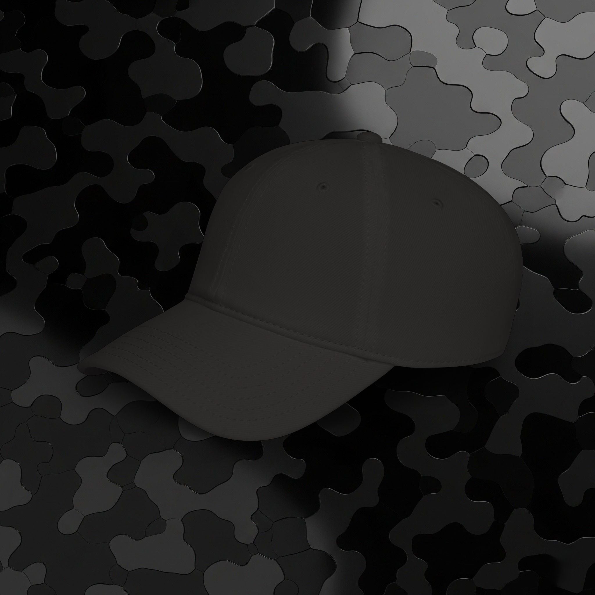 Low Profile Baseball Cap Old English side Embroidery