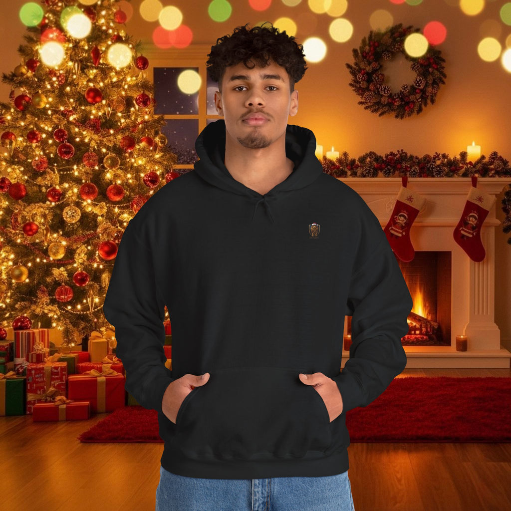 Christmas Holiday DZ Royal Cozy Unisex Hooded Sweatshirt